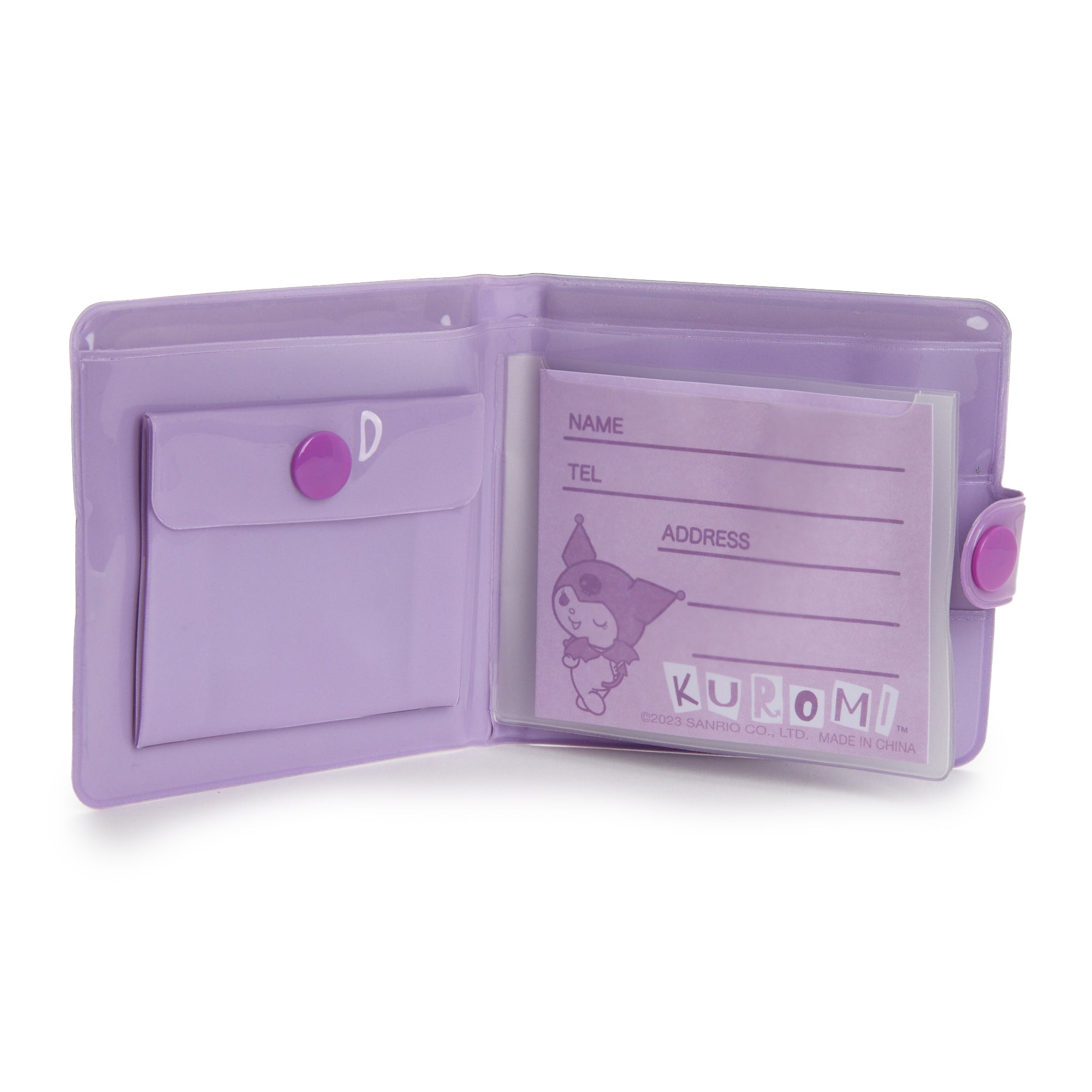 Kuromi Vinyl Snap Wallet - Image 2