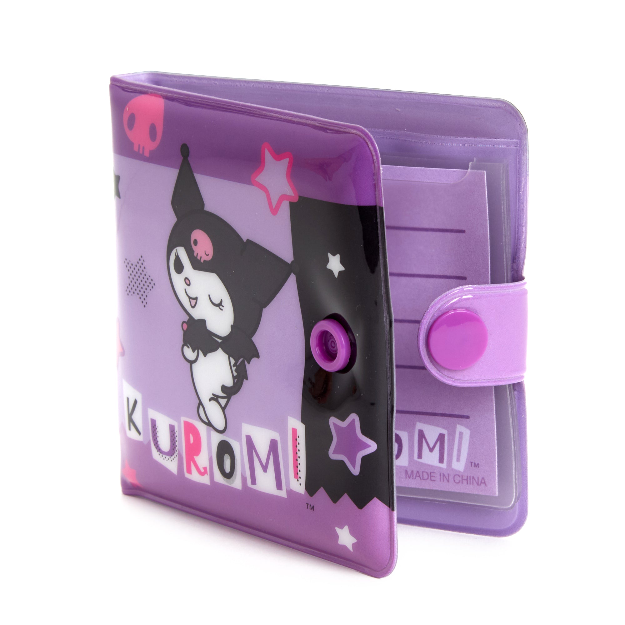 Kuromi Vinyl Snap Wallet - Image 4