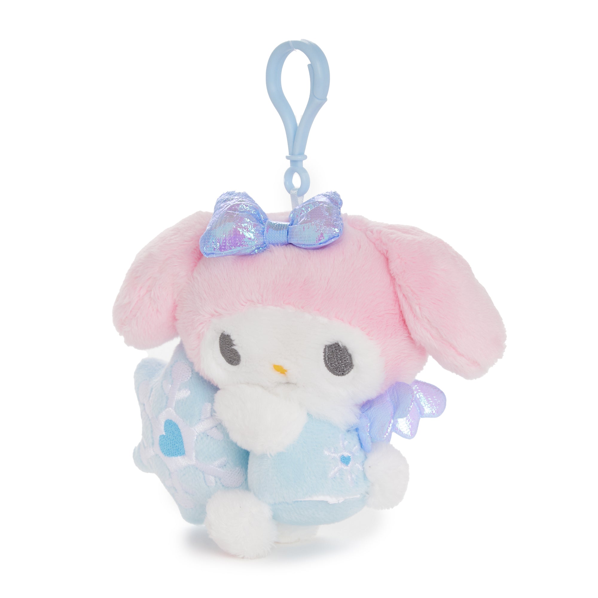 My Melody Plush Mascot Clip (Snow Angel Series) - Image 2