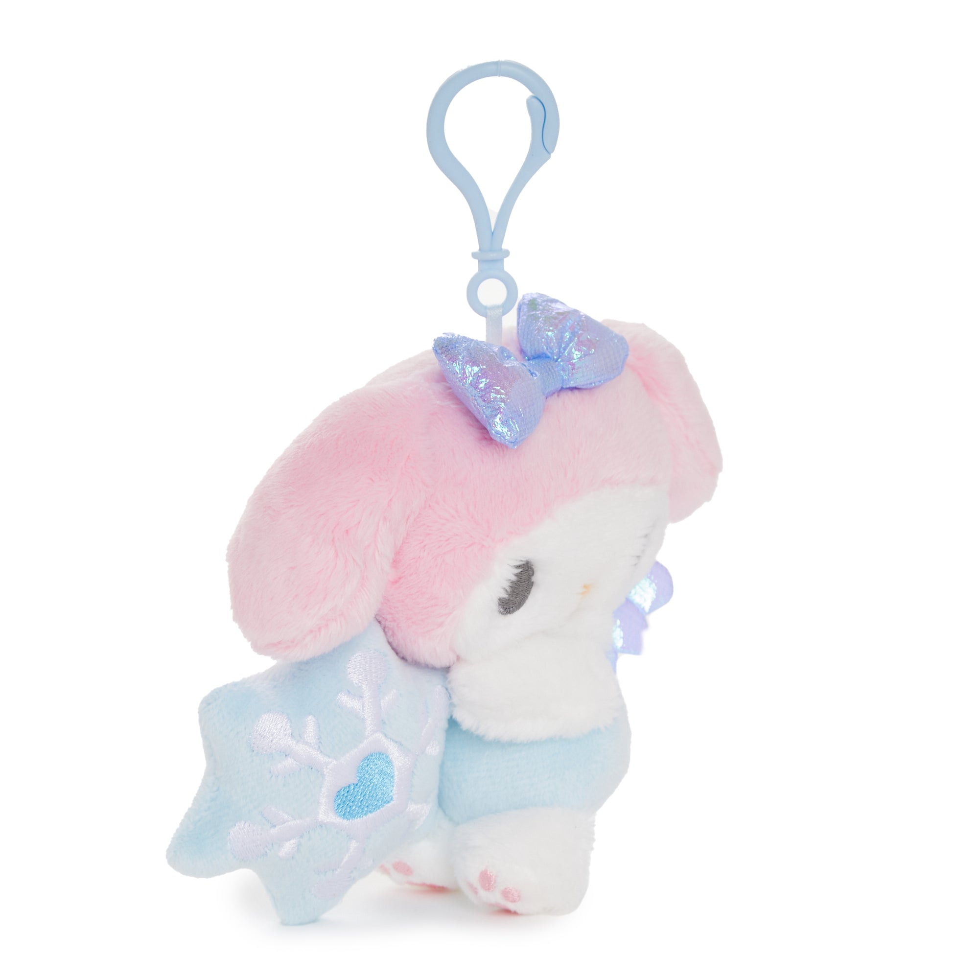 My Melody Plush Mascot Clip (Snow Angel Series) - Image 3