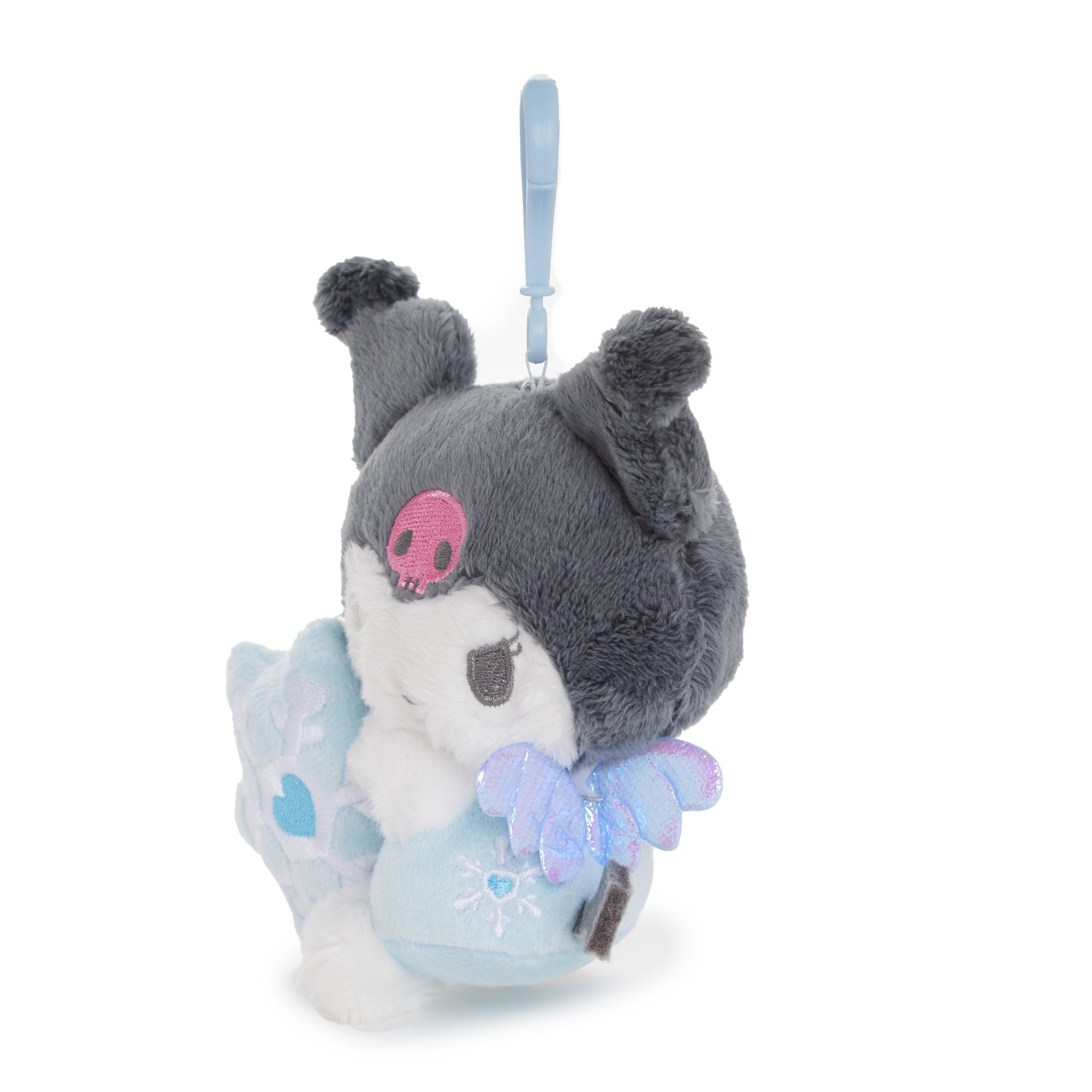 Kuromi Plush Mascot Clip (Snow Angel Series) - Image 2