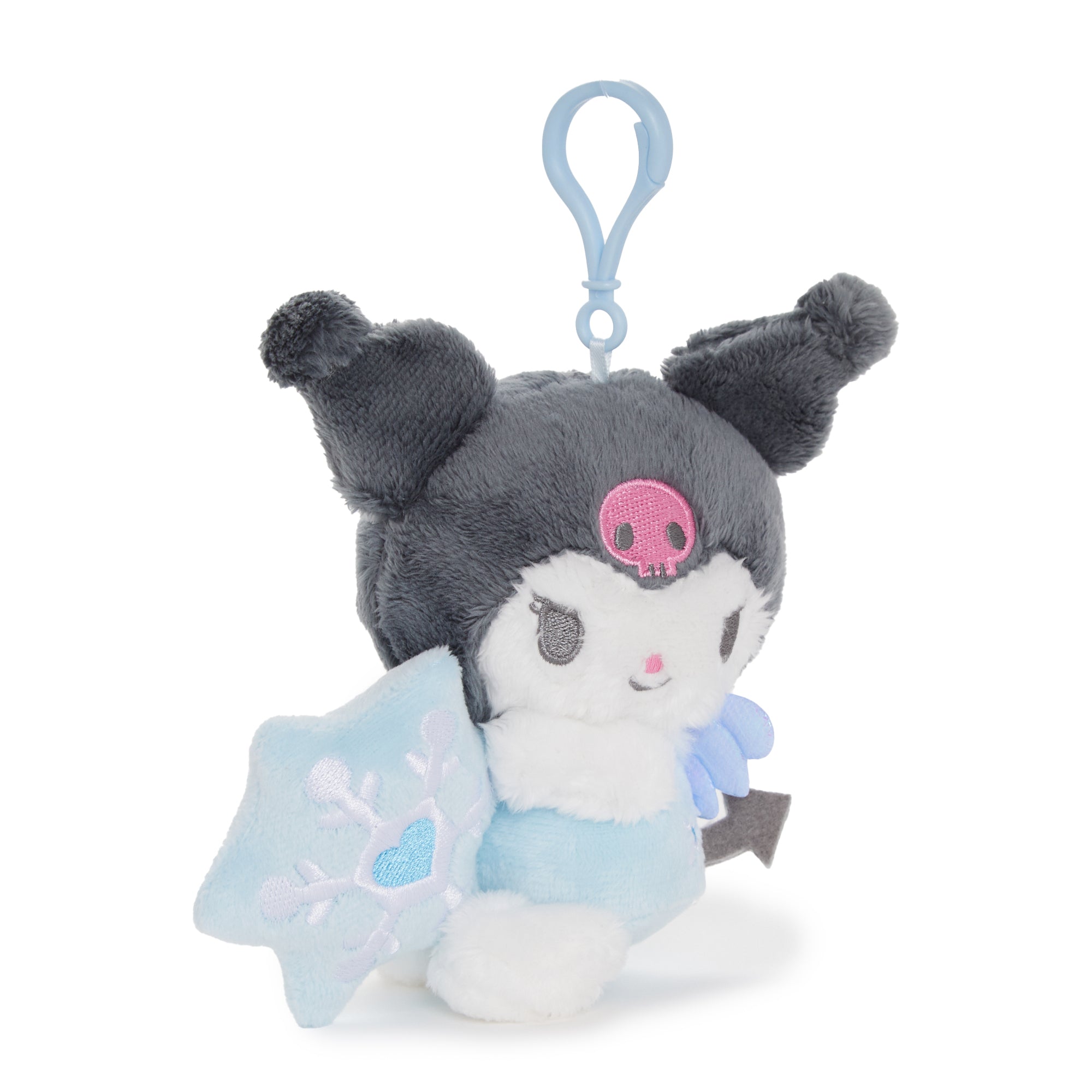 Kuromi Plush Mascot Clip (Snow Angel Series) - Image 3