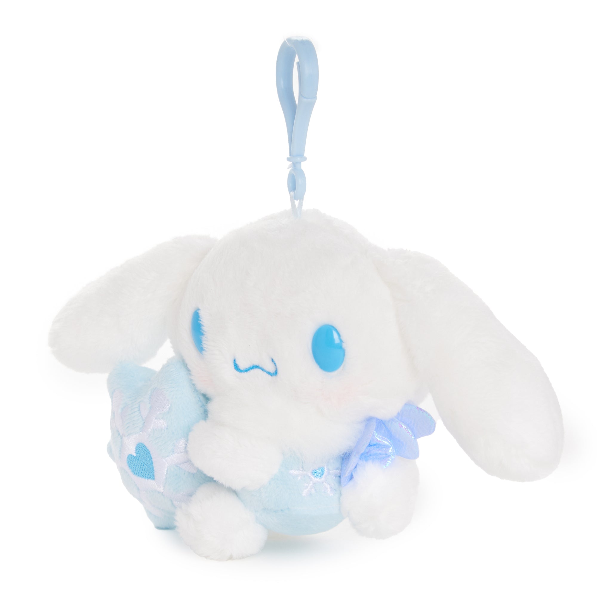 Cinnamoroll Plush Mascot Clip (Snow Angel Series) - Image 2