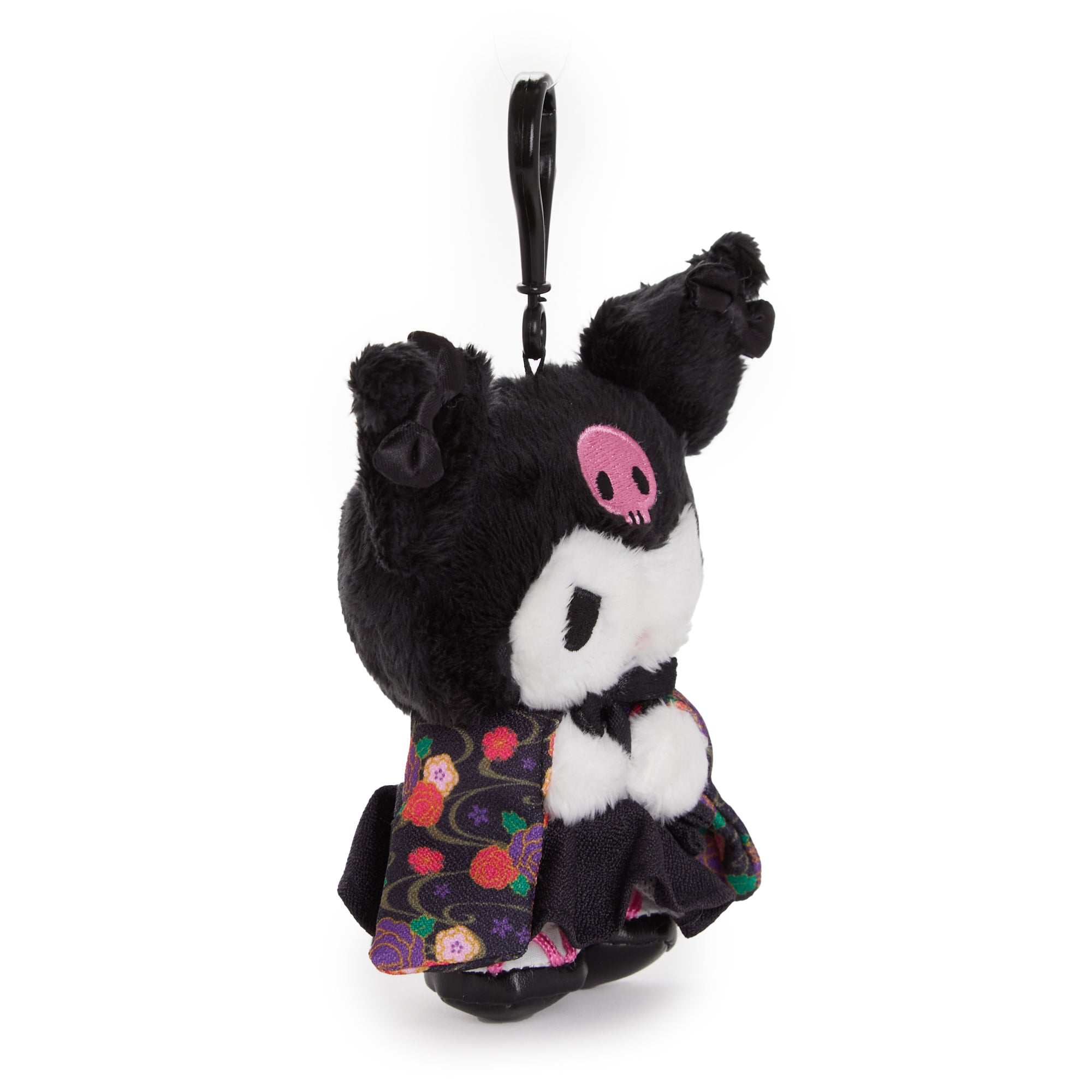 Kuromi Plush Mascot Clip (Hakama Series) - Image 2