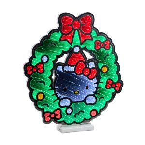 Hello Kitty 20 Holiday Wreath Decorative Ekkolight Infinity Light