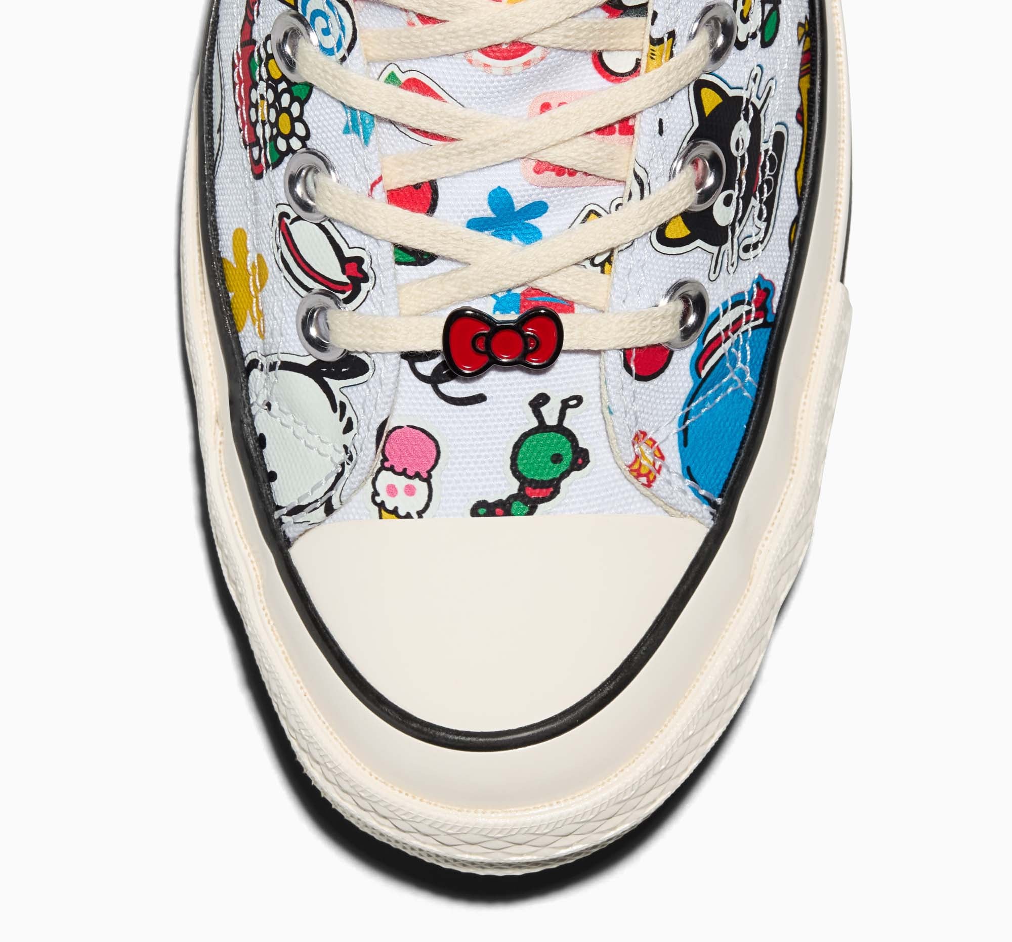 Converse x Hello Kitty and Friends Chuck 70 Hi-Top Stickers Sneaker (Adult - White) - Image 7