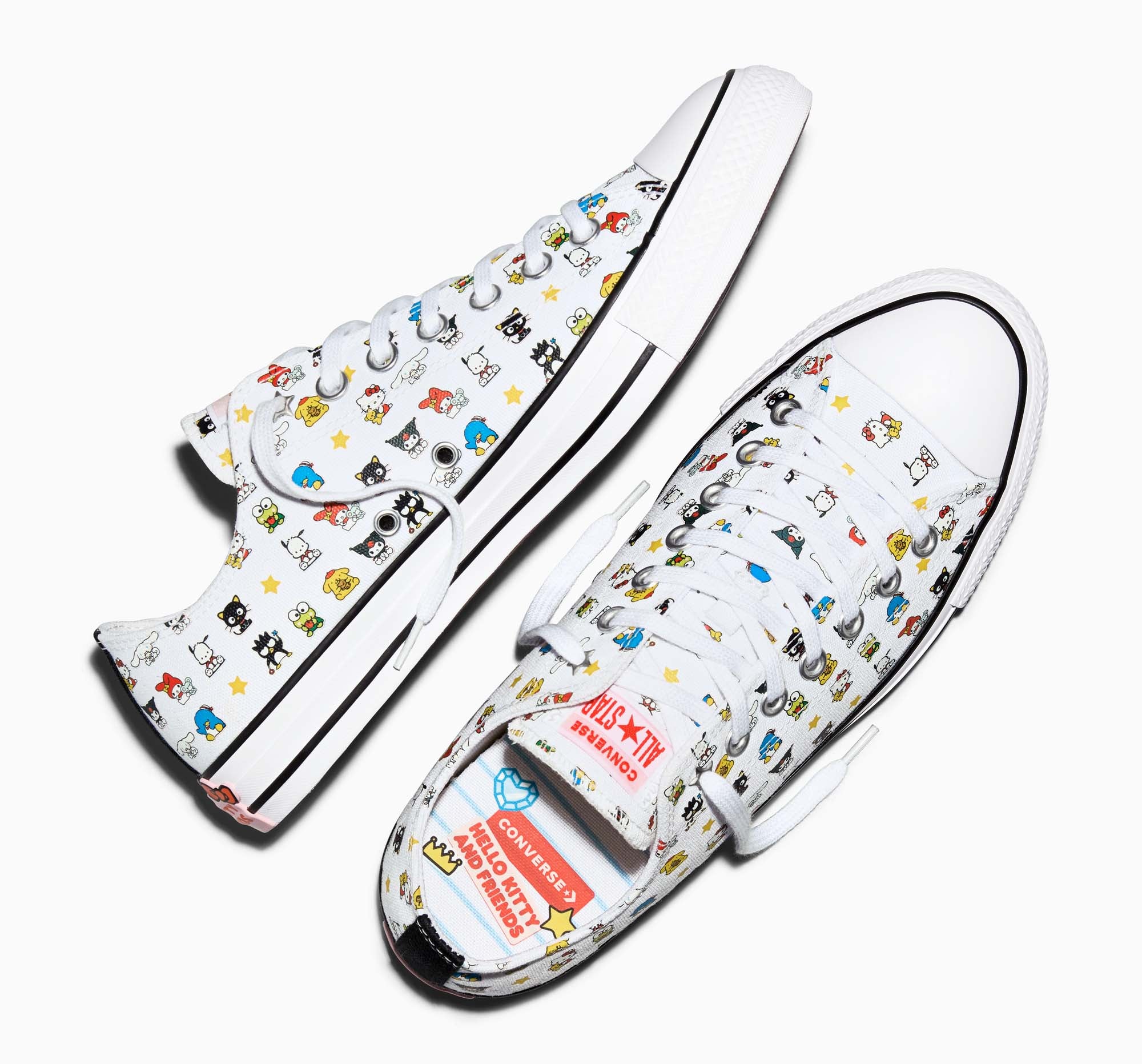 Converse x Hello Kitty and Friends Chuck 70 Ox BFFS Sneaker (Adult - White) - Image 6