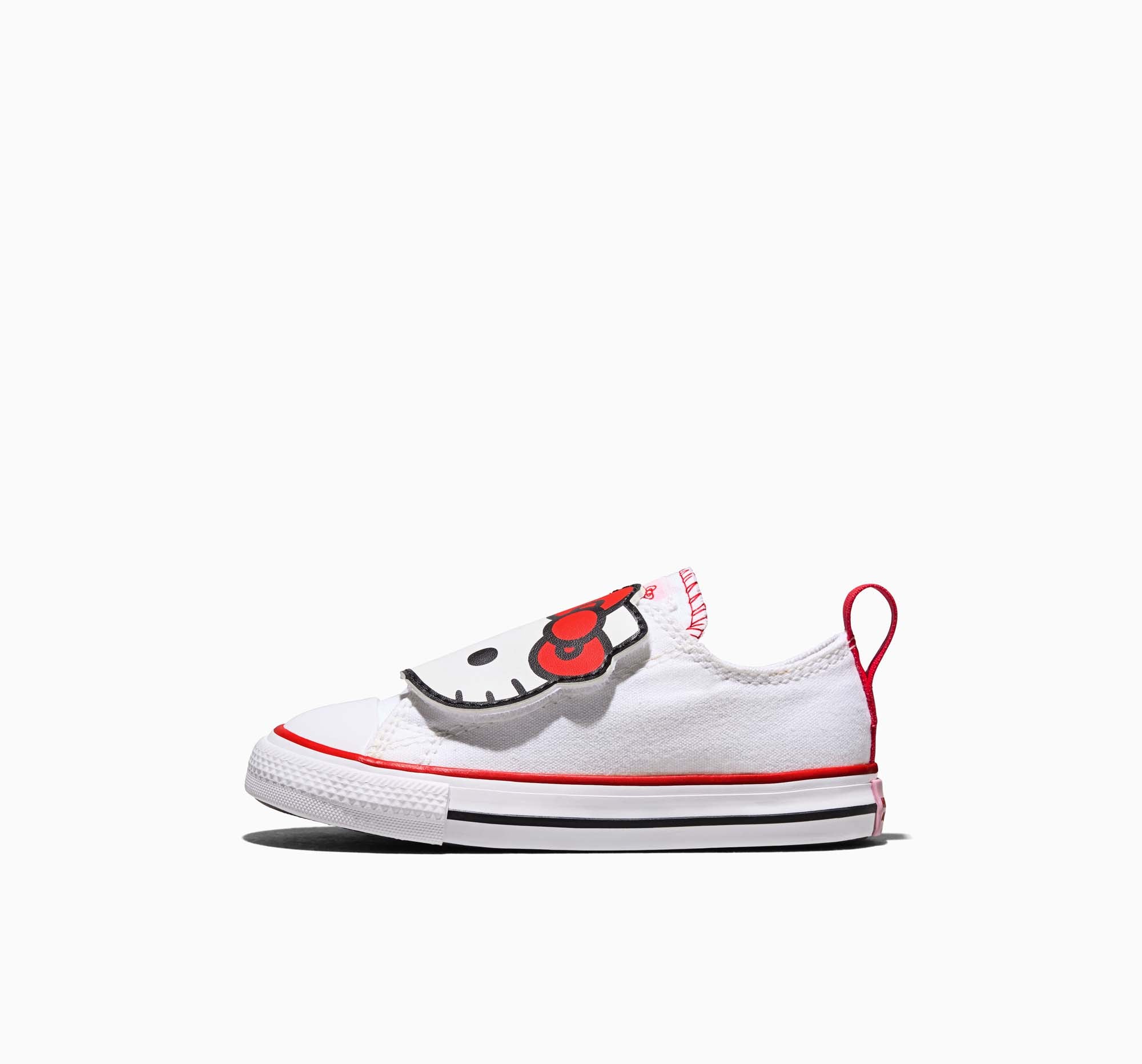 Converse x Hello Kitty Chuck Taylor All Star One Strap Easy-On Sneaker (Toddler - White) - Image 8