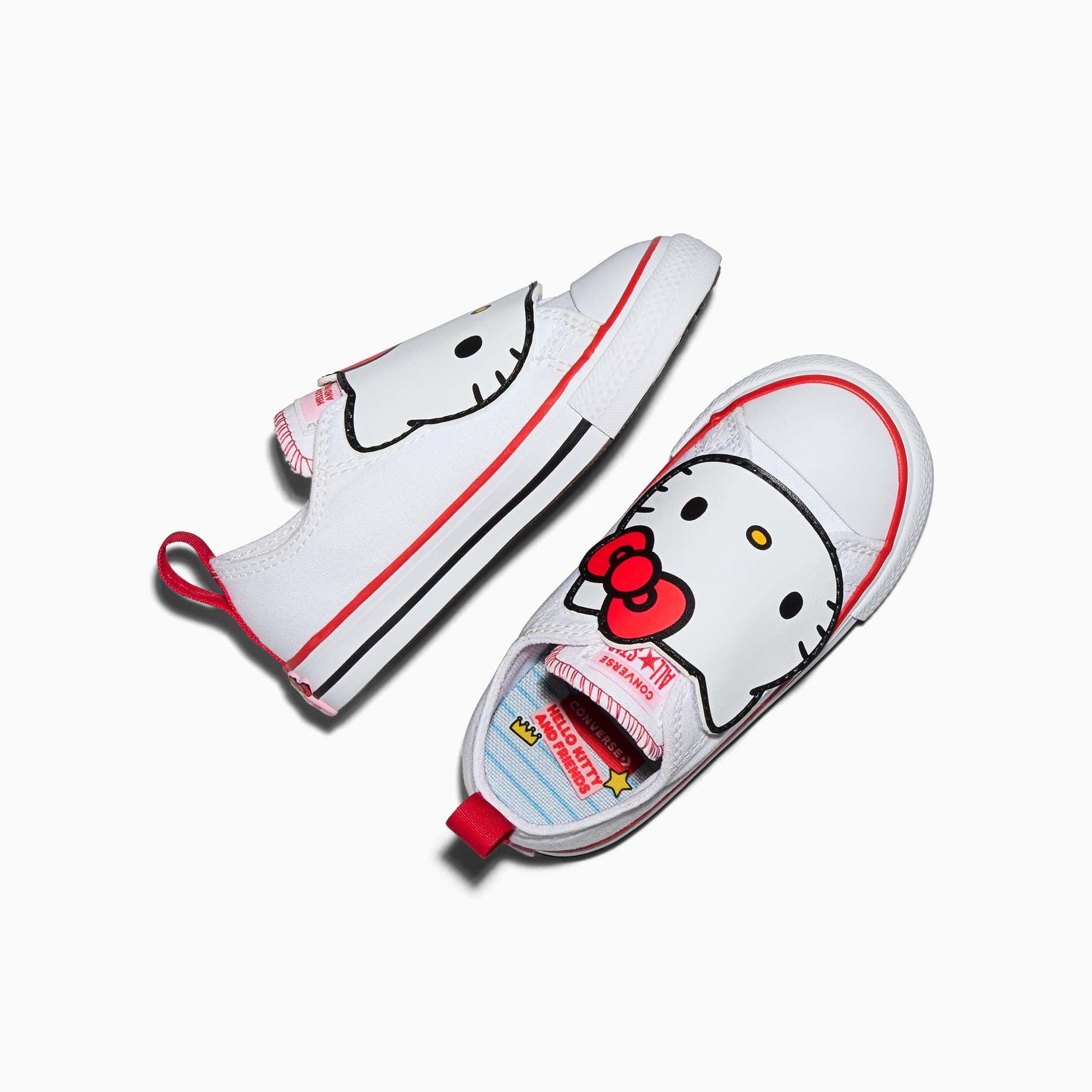 Converse x Hello Kitty Chuck Taylor All Star One Strap Easy-On Sneaker (Toddler - White)