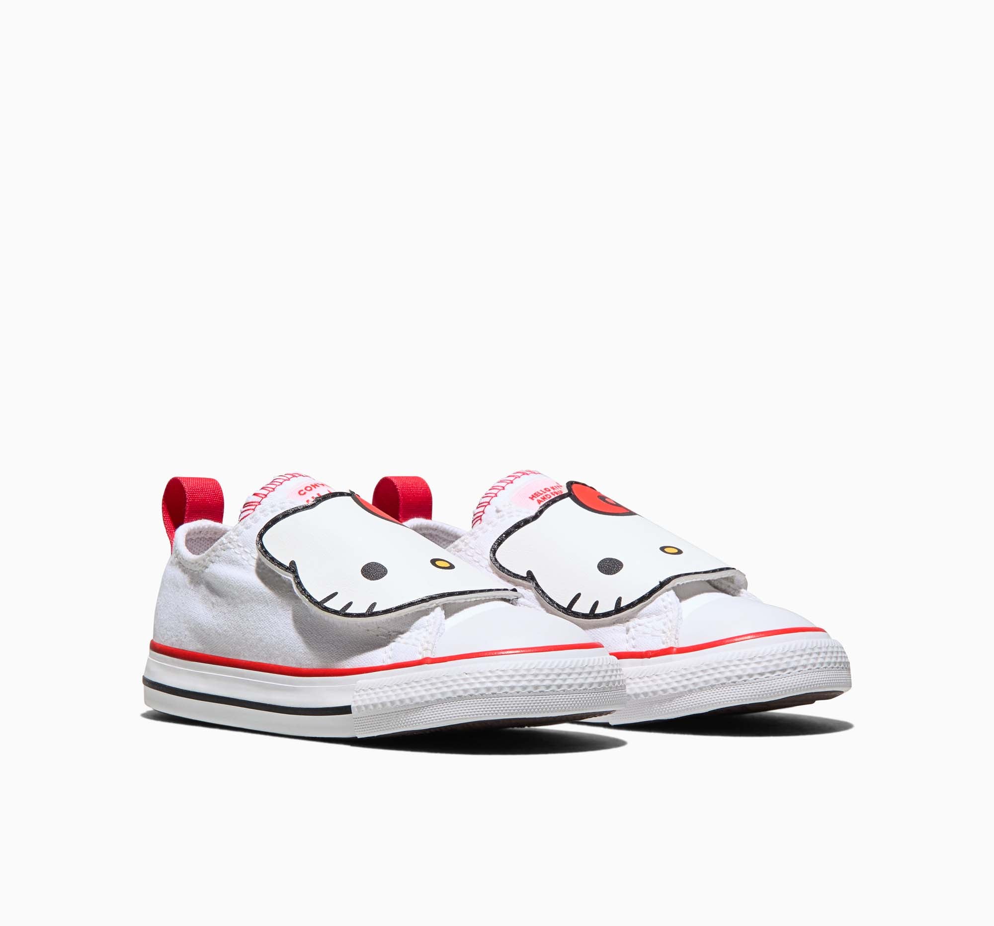Converse x Hello Kitty Chuck Taylor All Star One Strap Easy-On Sneaker (Toddler - White) - Image 10