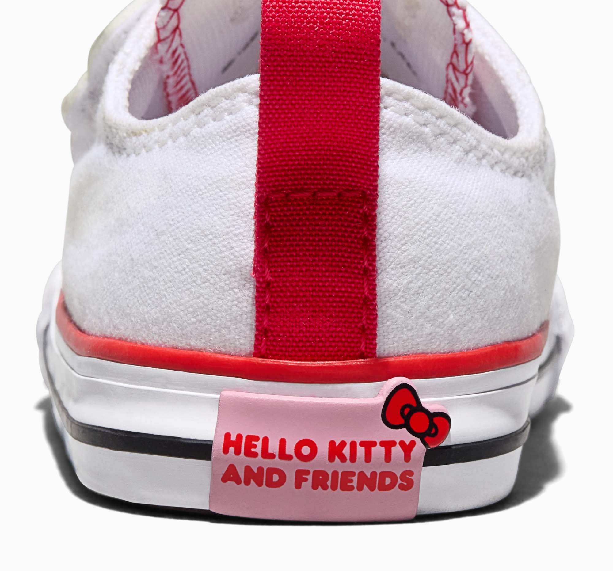Converse x Hello Kitty Chuck Taylor All Star One Strap Easy-On Sneaker (Toddler - White) - Image 9