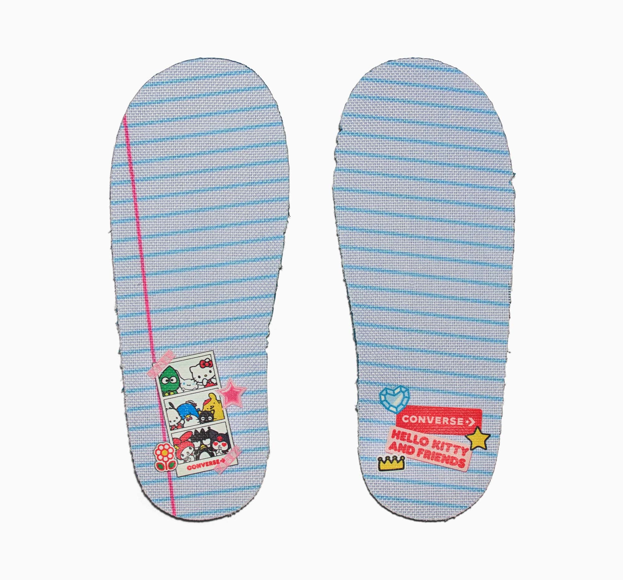 Converse x Hello Kitty Chuck Taylor All Star One Strap Easy-On Sneaker (Toddler - White) - Image 12