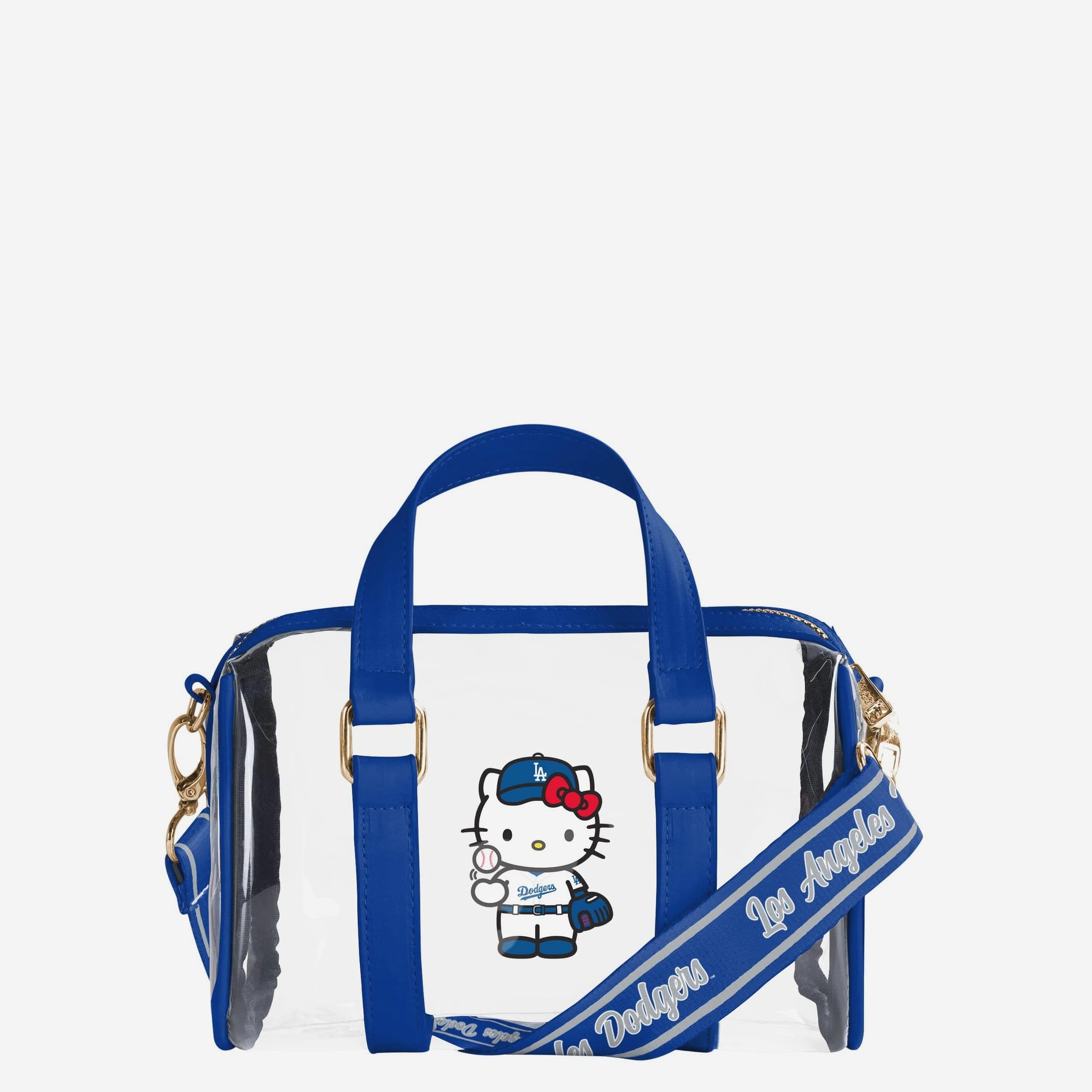 Hello Kitty x Los Angeles Dodgers Clear Barrel Bag