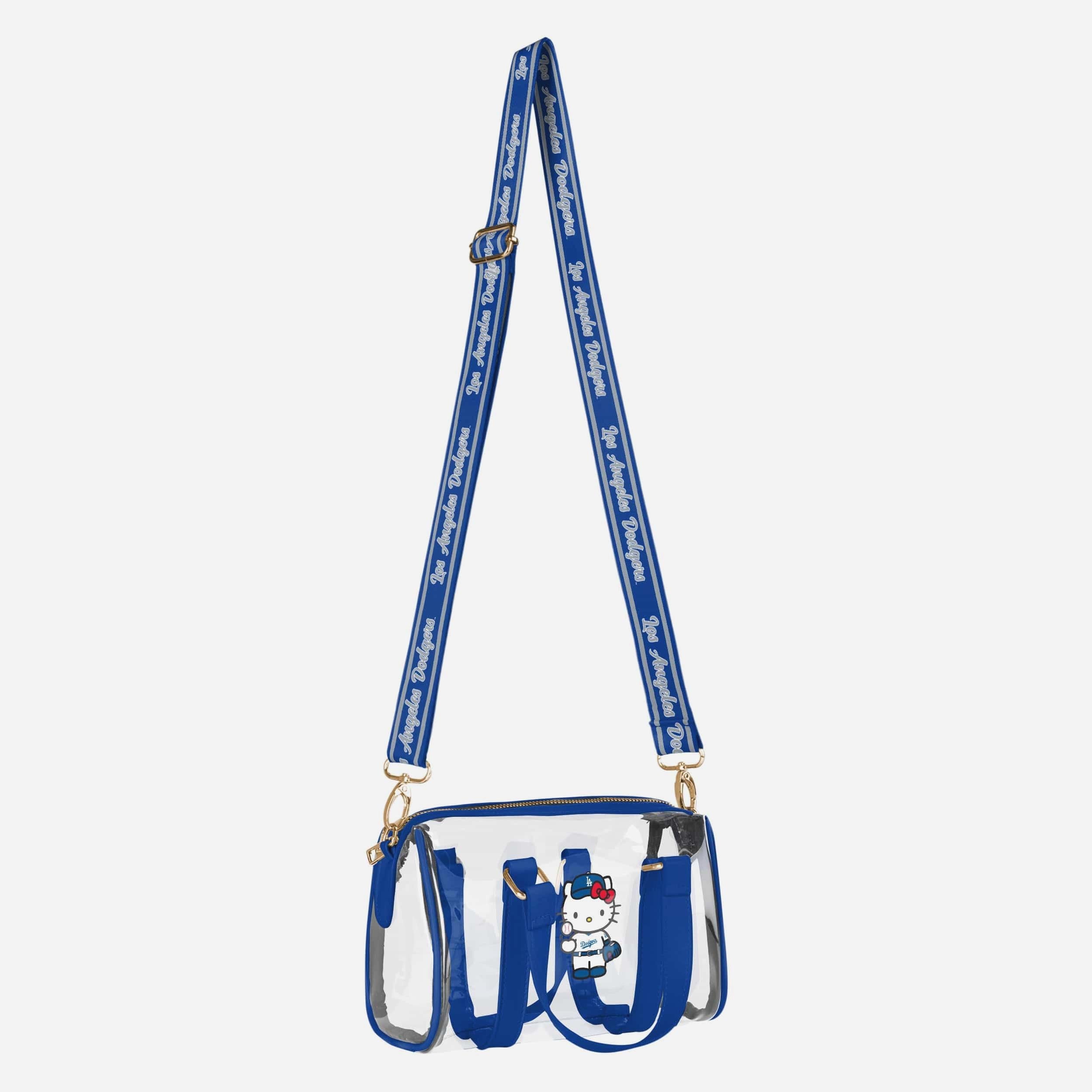 Hello Kitty x Los Angeles Dodgers Clear Barrel Bag - Image 2