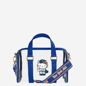 Hello Kitty x New York Mets Clear Barrel Bag
