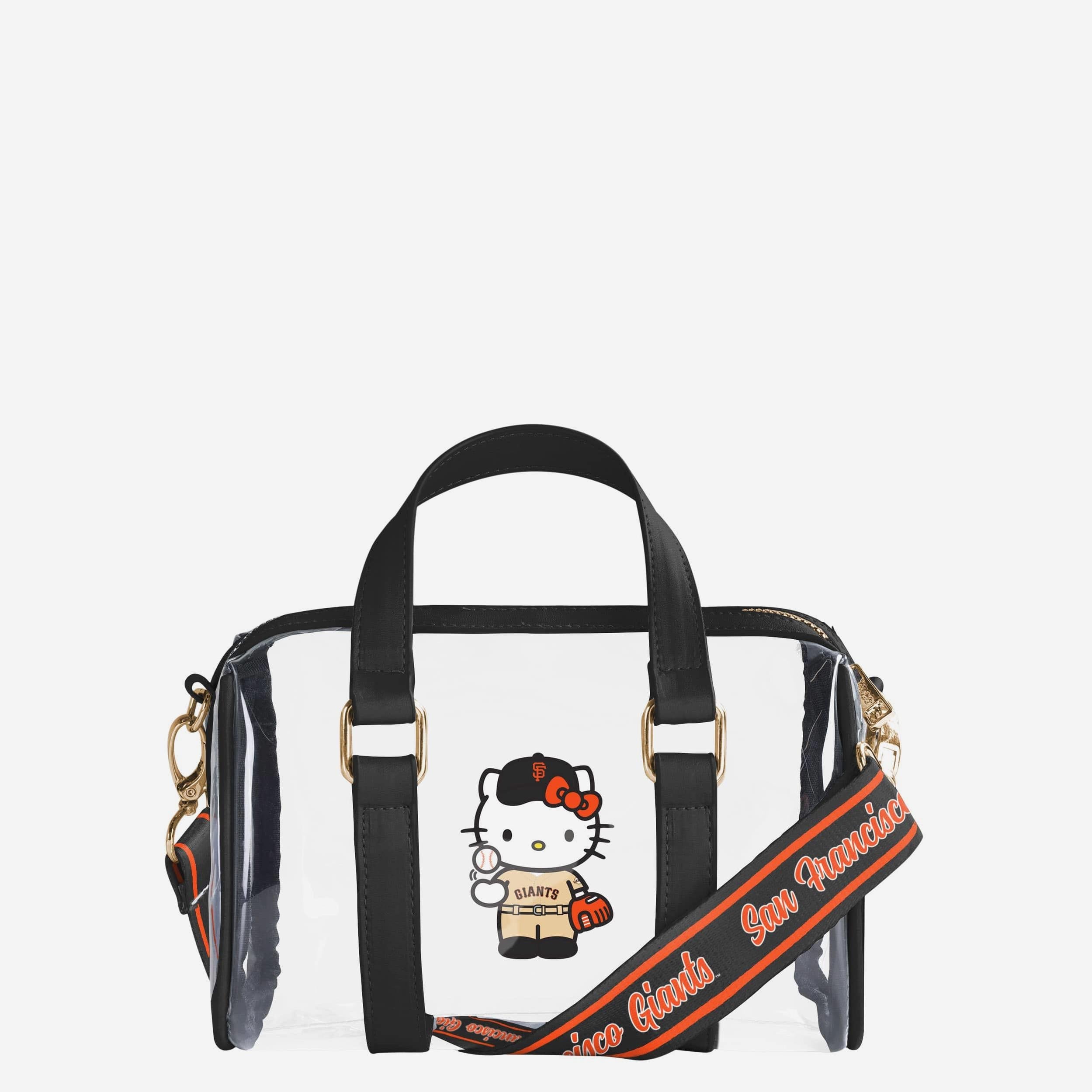 Hello Kitty x San Francisco Giants Clear Barrel Bag