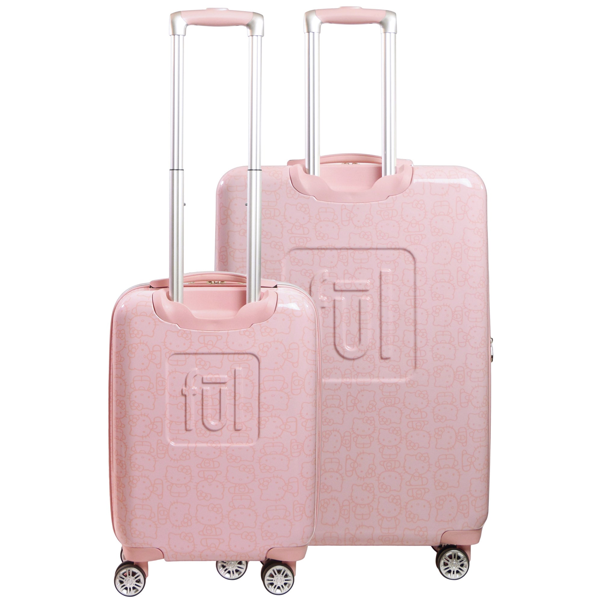 Hello Kitty x FUL Pose 2-Pc Hardshell Luggage (Pink) - Image 2