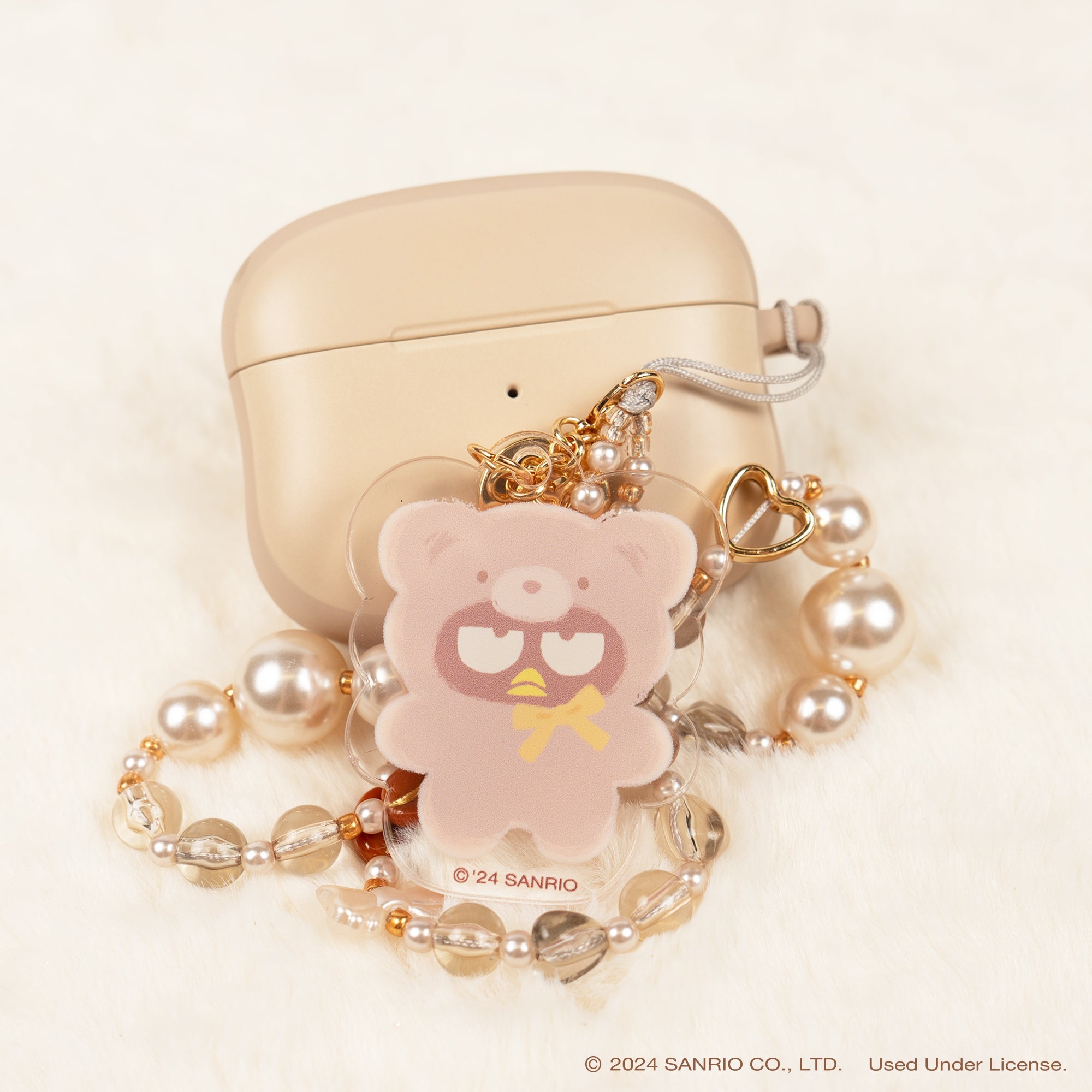 Badtz-maru Latte Bear Beaded Charm Mobile Phone Wrist Strap - Image 7