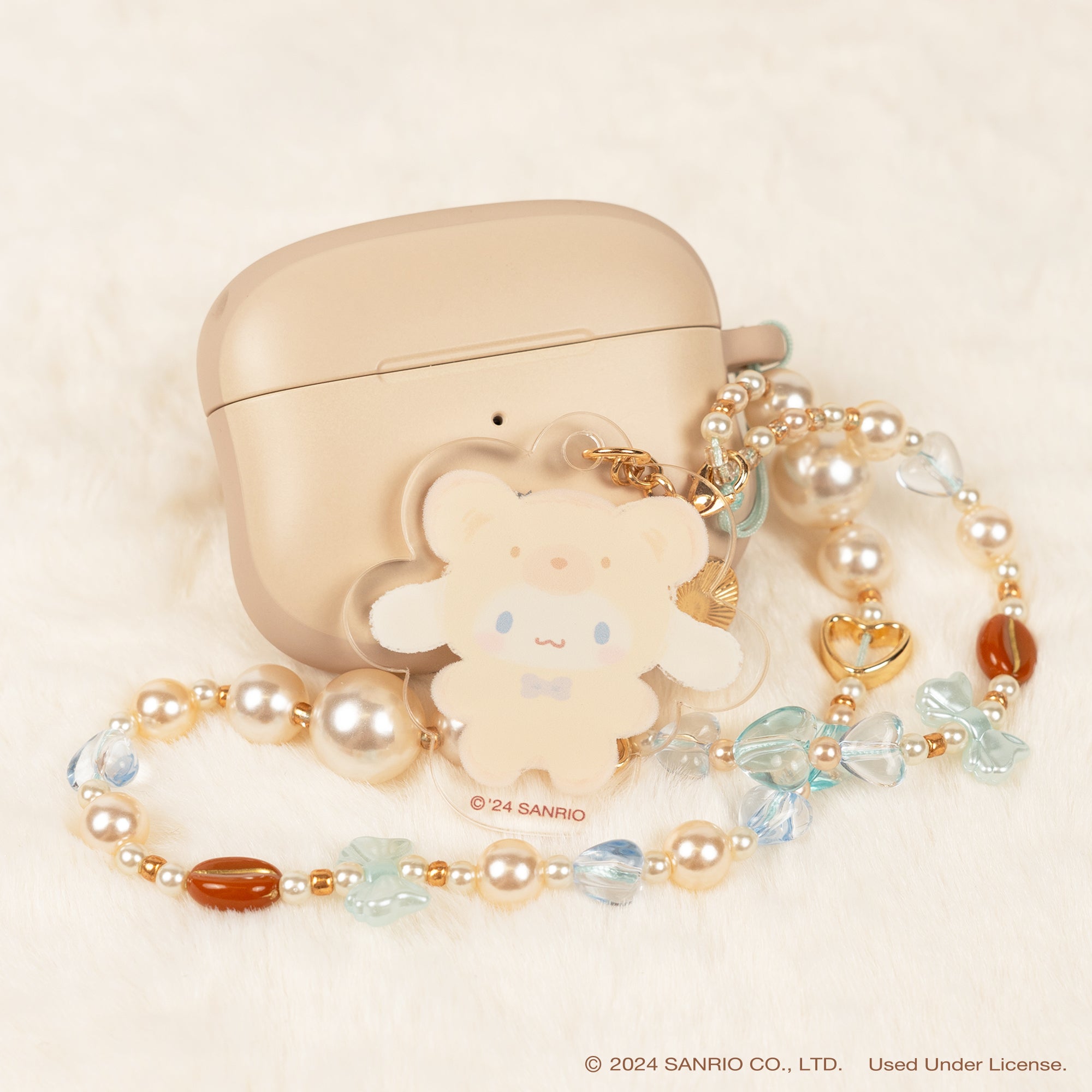 Cinnamoroll Latte Bear Beaded Charm Mobile Phone Wrist Strap - Image 7