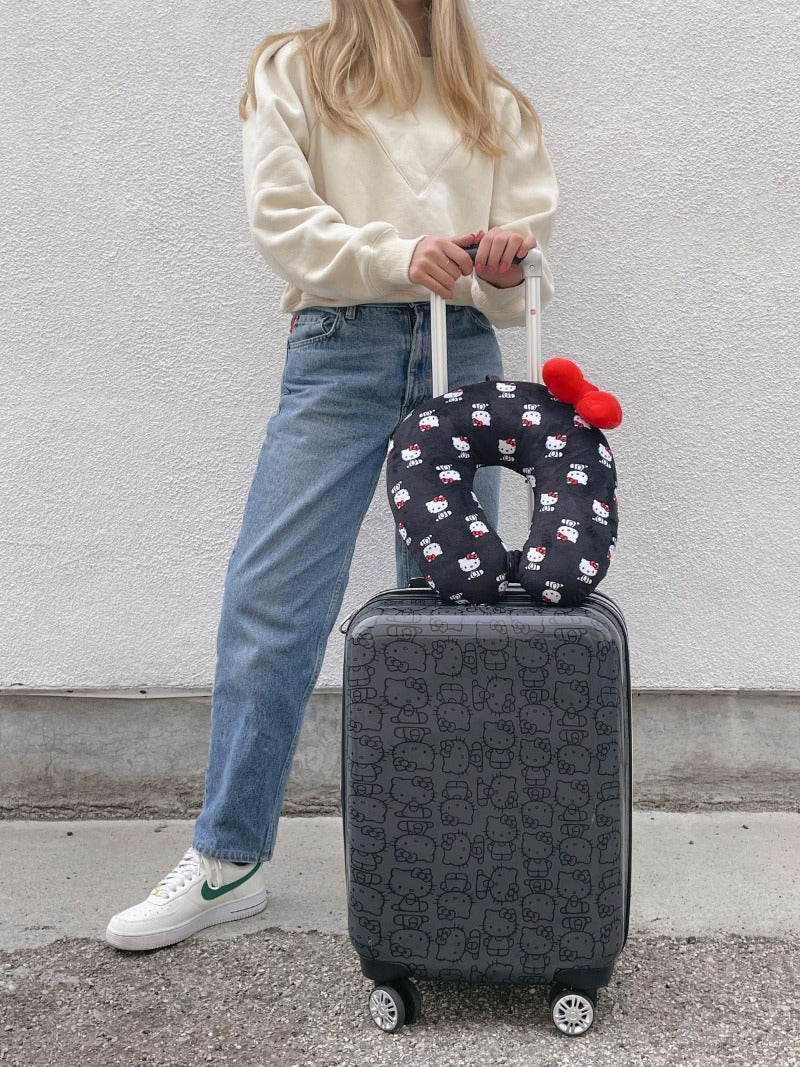 Hello Kitty x FUL 22 Pose Hardshell Luggage (Black) - Image 2