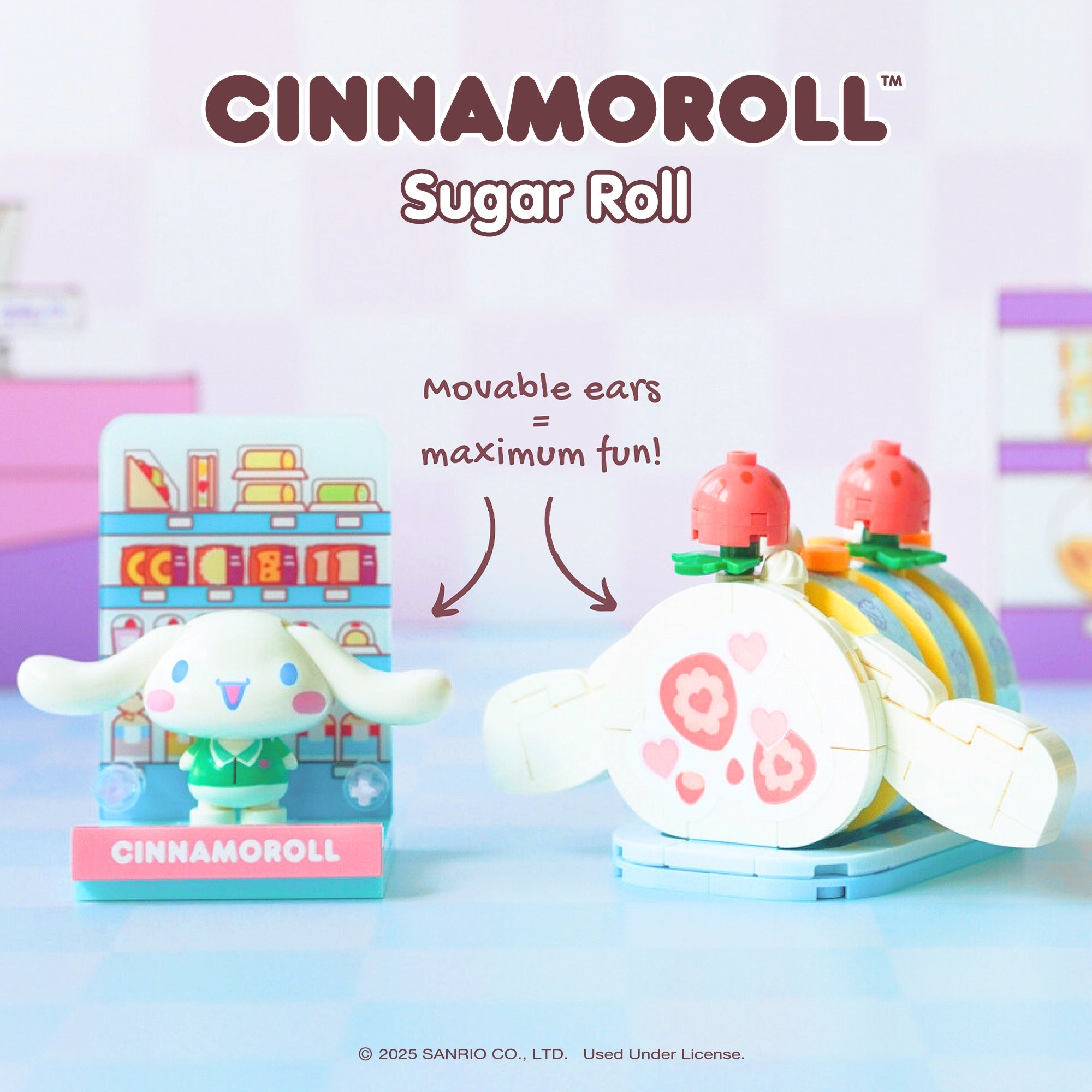 Cinnamoroll Konbini Building Blocks Set (Sugar Roll) - Image 3