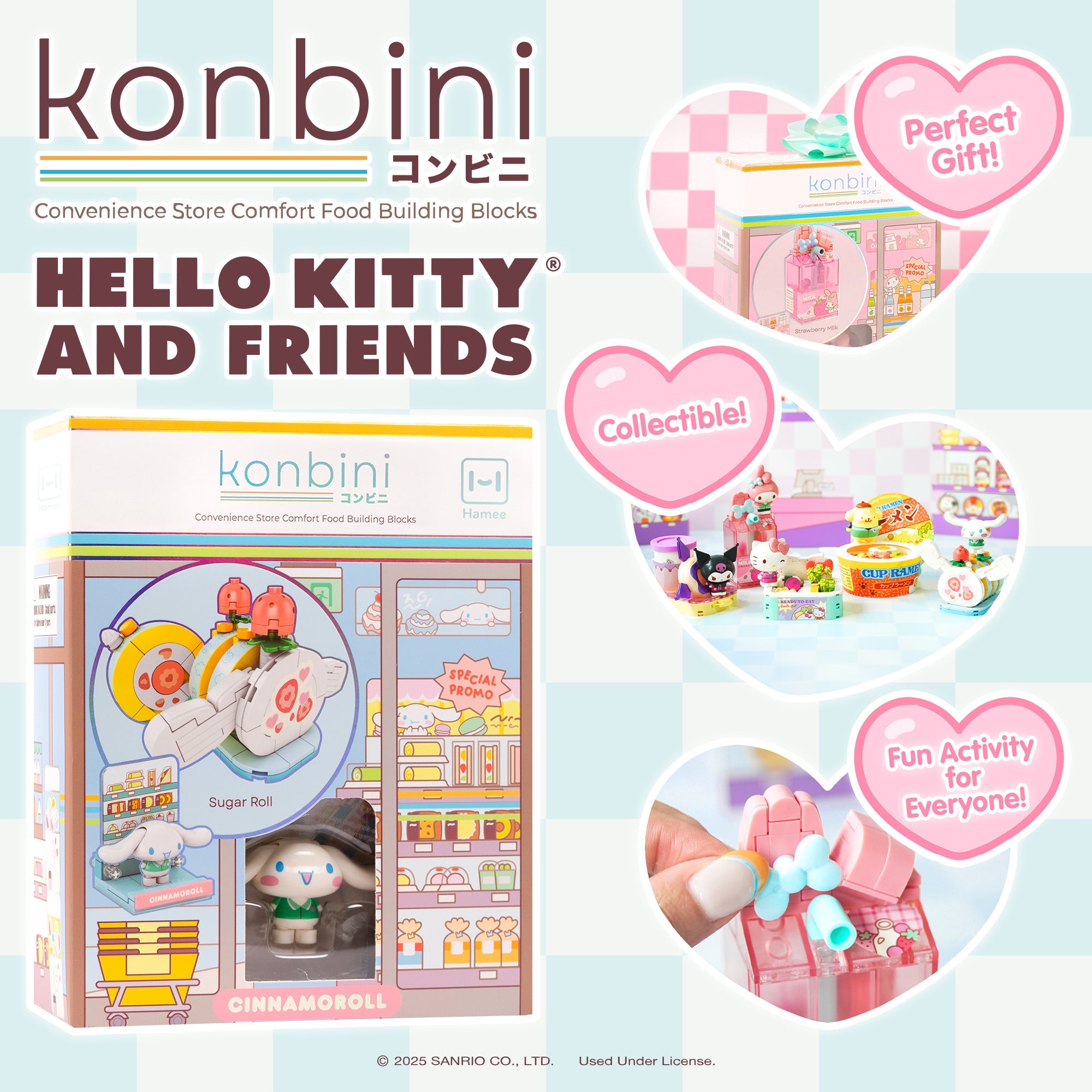 Cinnamoroll Konbini Building Blocks Set (Sugar Roll) - Image 4