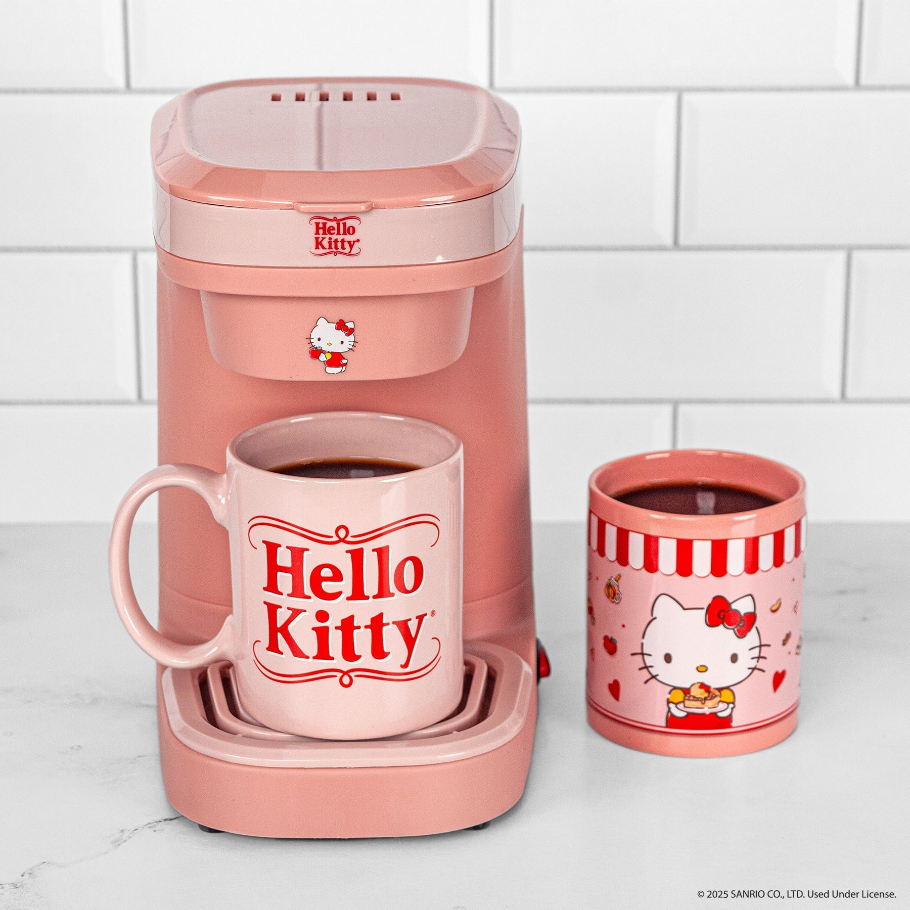 Hello Kitty Single Cup Coffee Maker 3-Piece Gift Set - Image 2