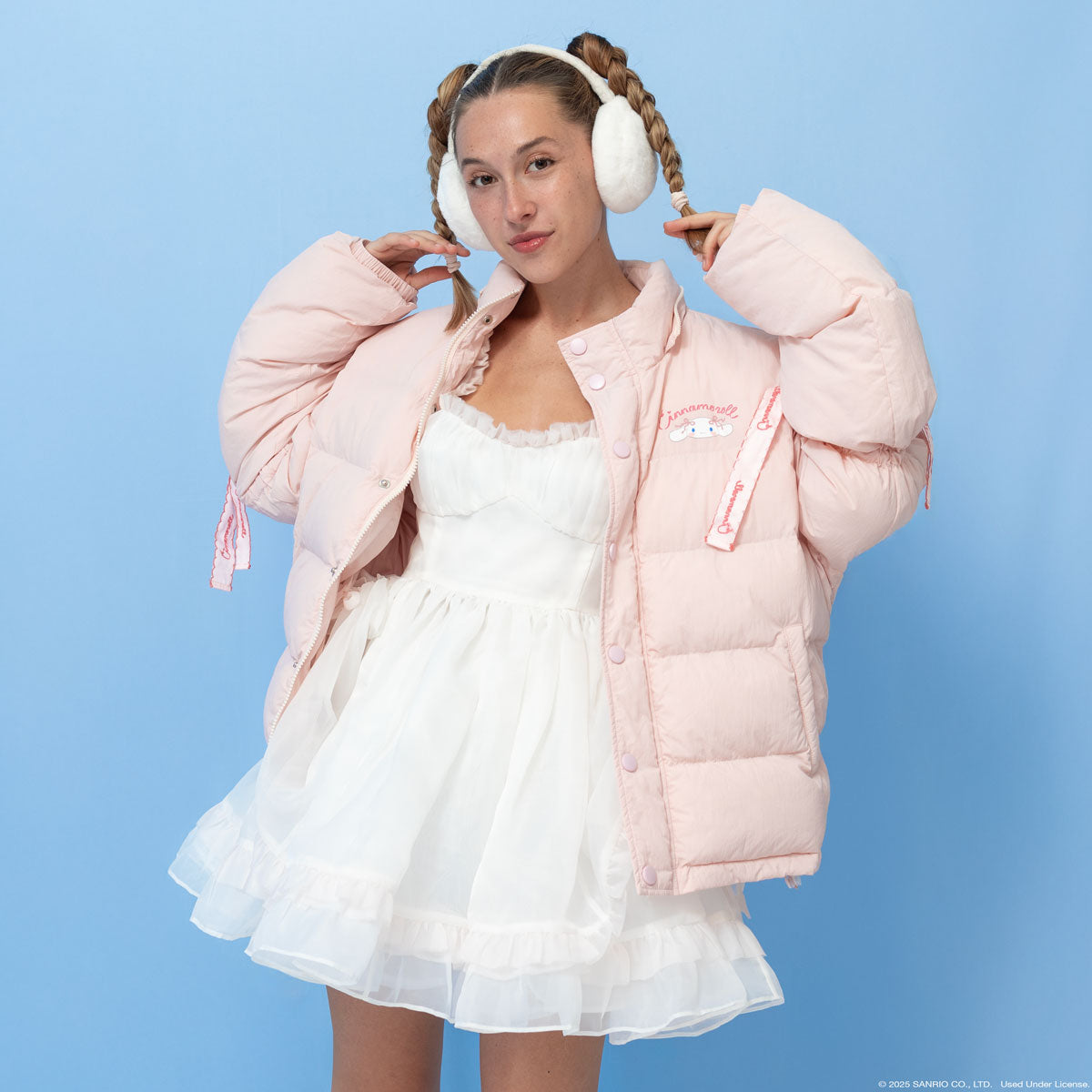 Cinnamoroll x JapanLA Bows Puffer Jacket - Image 7
