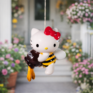 Hello Kitty Bumblebee Ceramic Wind Chime