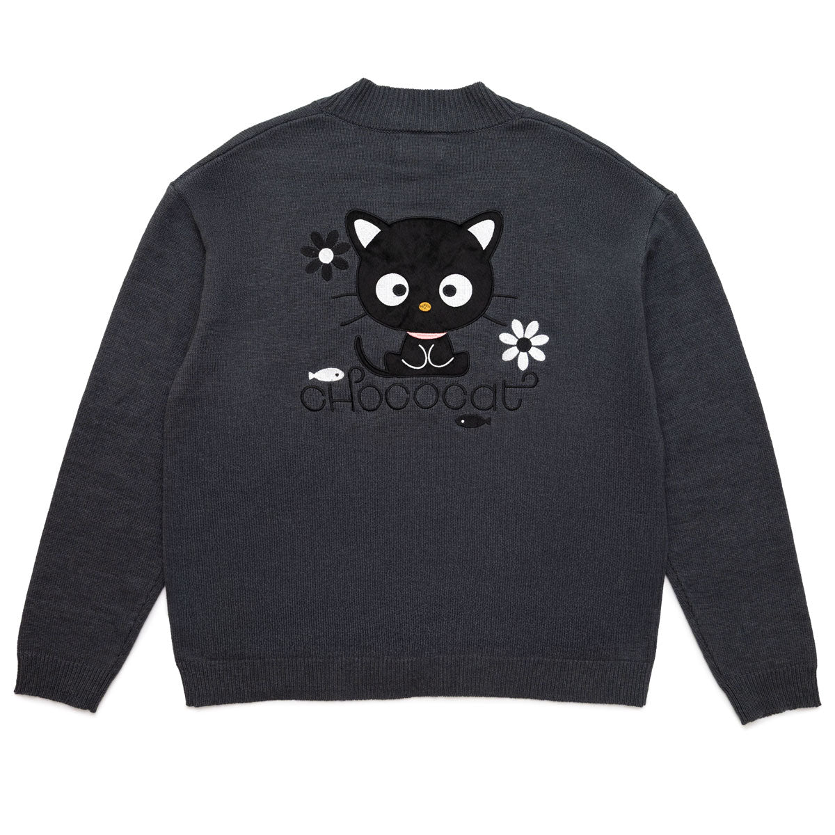 Chococat x JapanLA Flowers Embroidered Knit Cardigan - Image 4