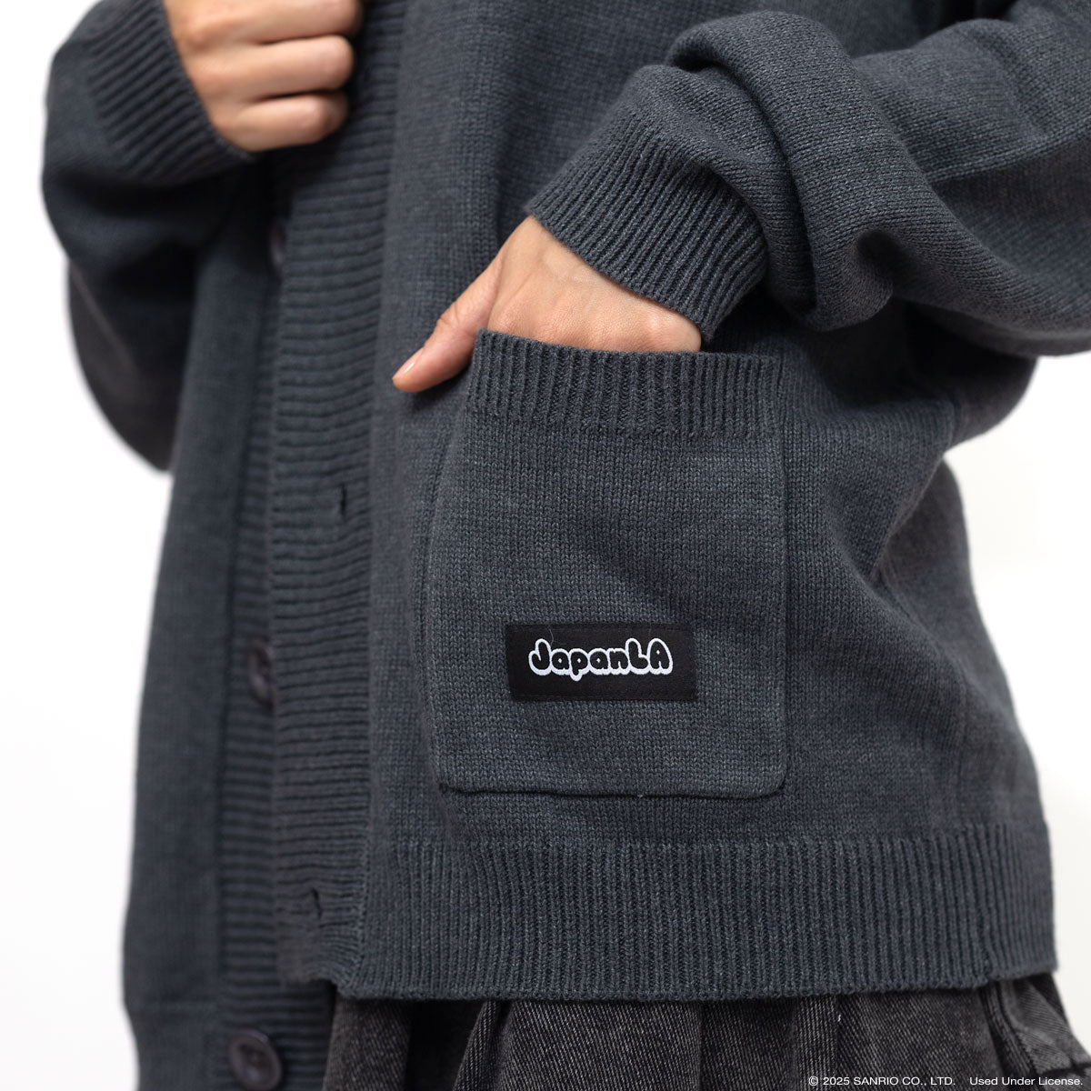 Chococat x JapanLA Flowers Embroidered Knit Cardigan - Image 6