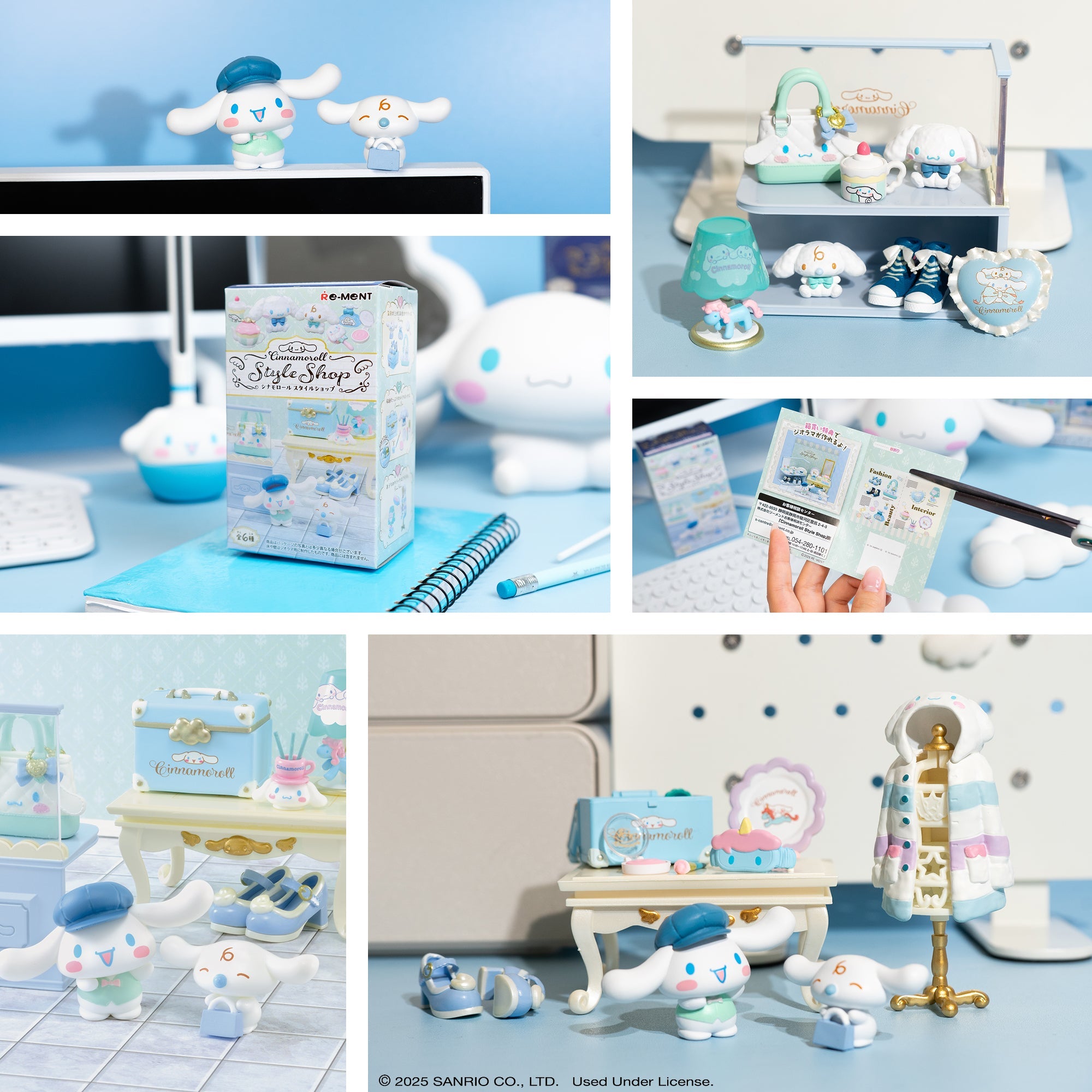 Re-Ment Cinnamoroll's Style Shop Blind Box Figure Set - Image 8