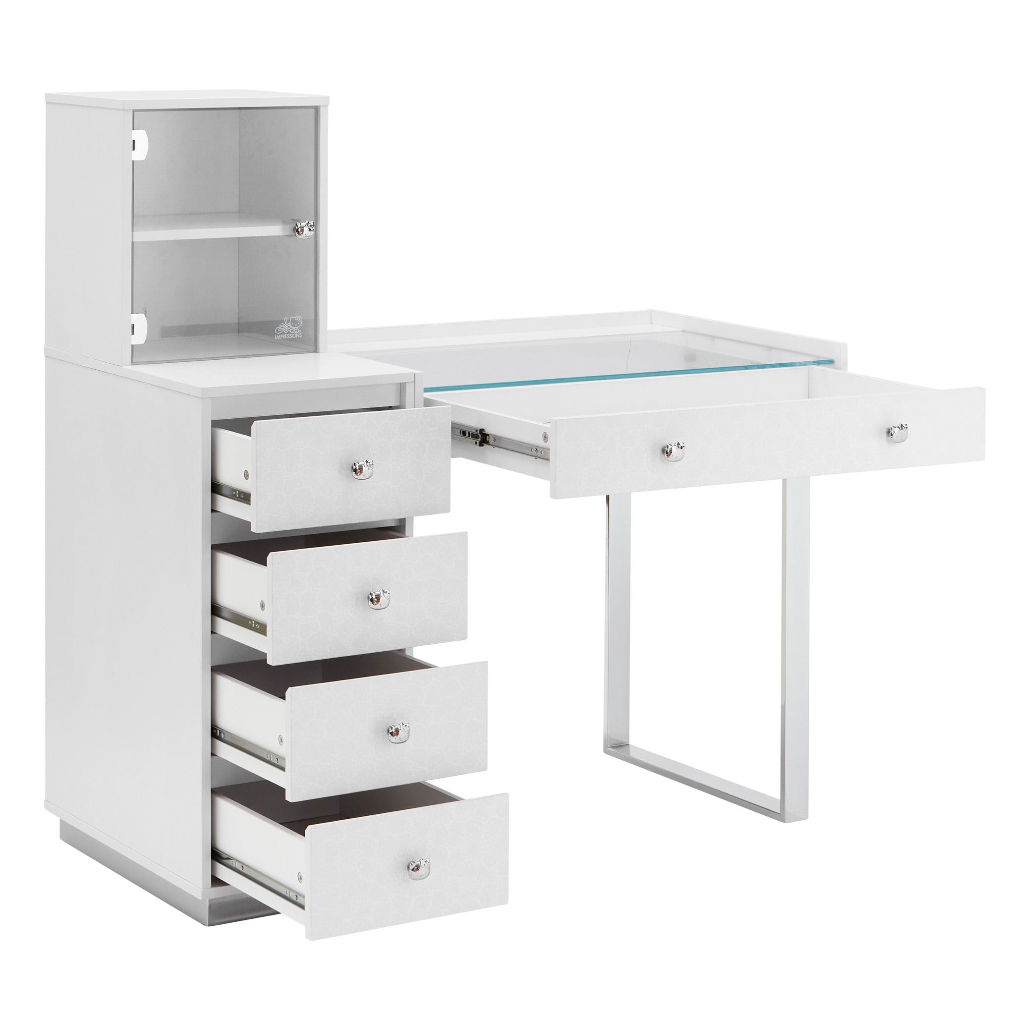 Hello Kitty x Impressions Vanity SlayStation Duet Vanity Desk - Image 8