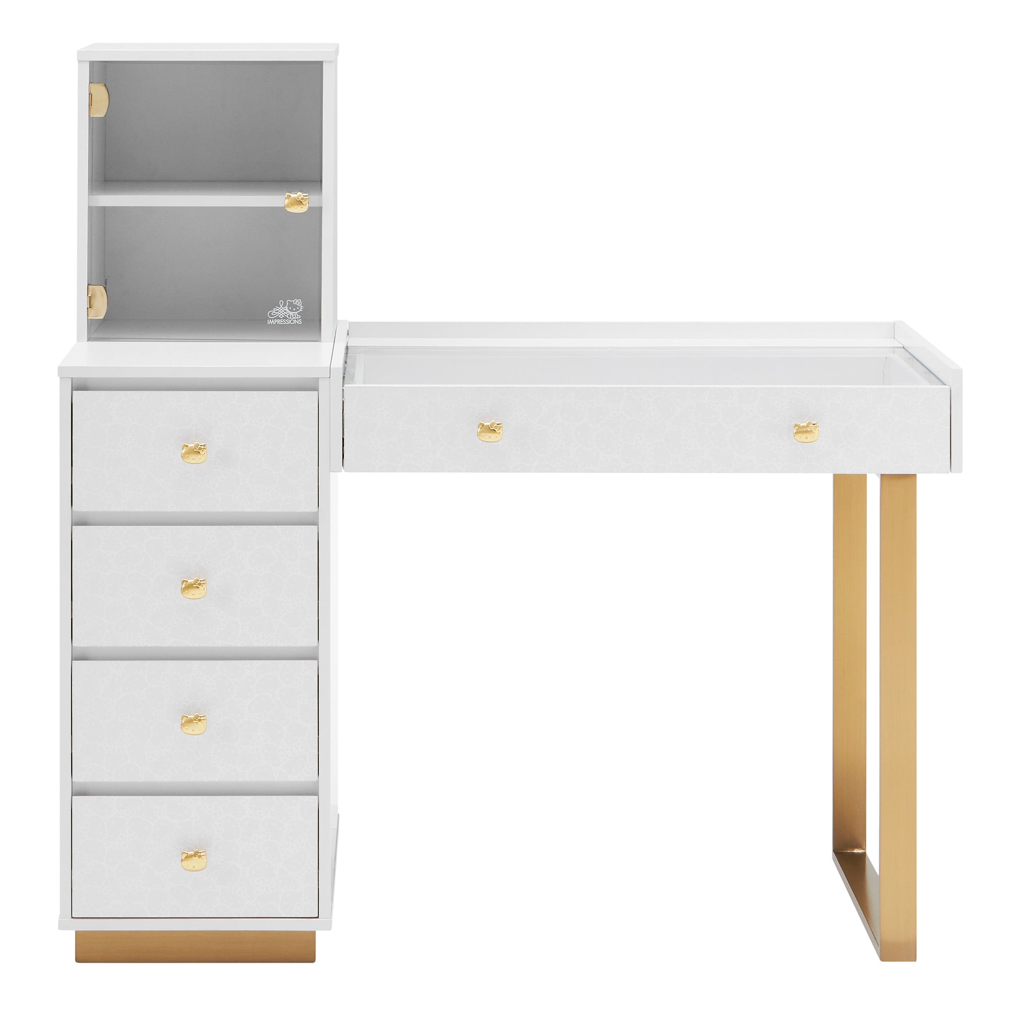 Hello Kitty x Impressions Vanity SlayStation Duet Vanity Desk - Image 10