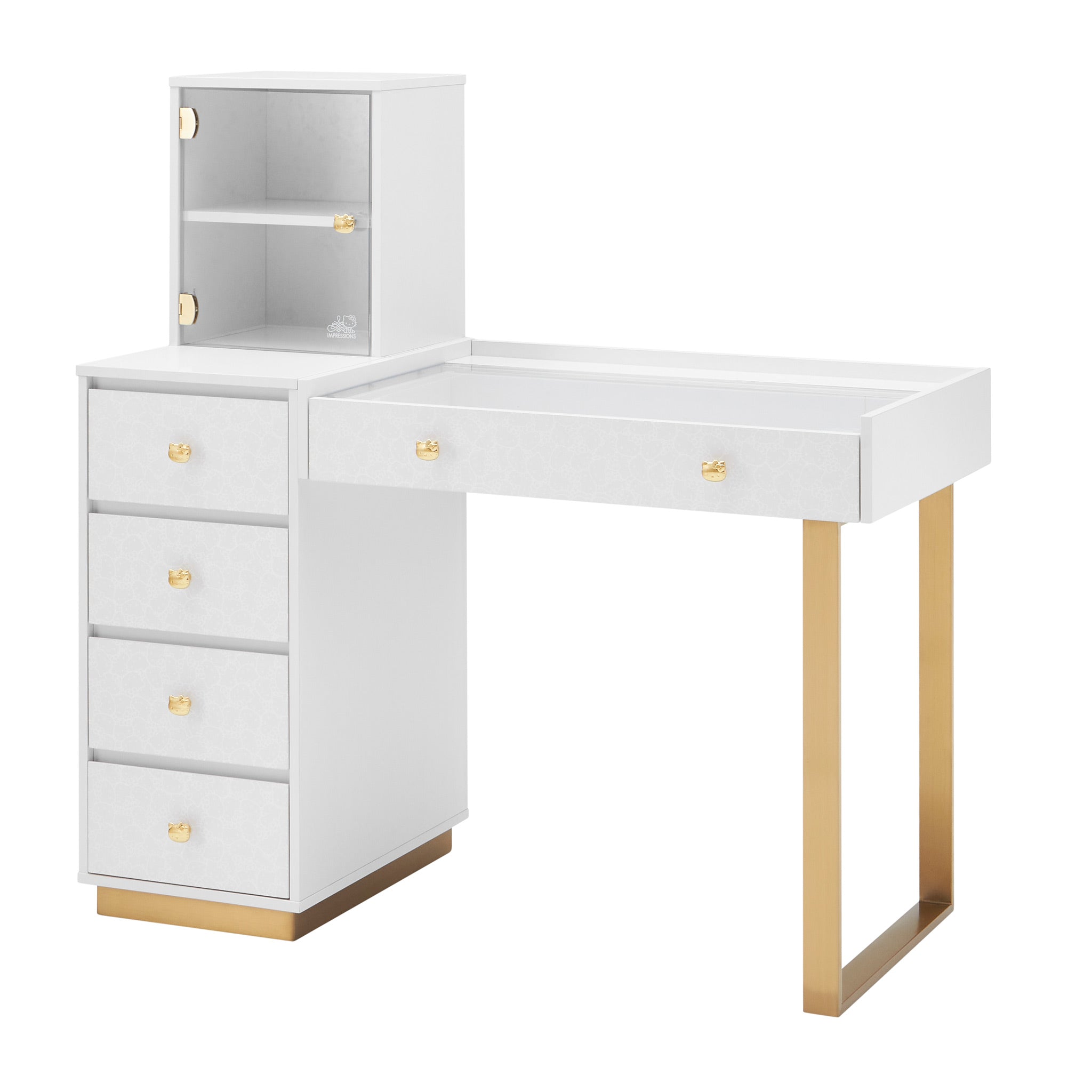Hello Kitty x Impressions Vanity SlayStation Duet Vanity Desk - Image 11