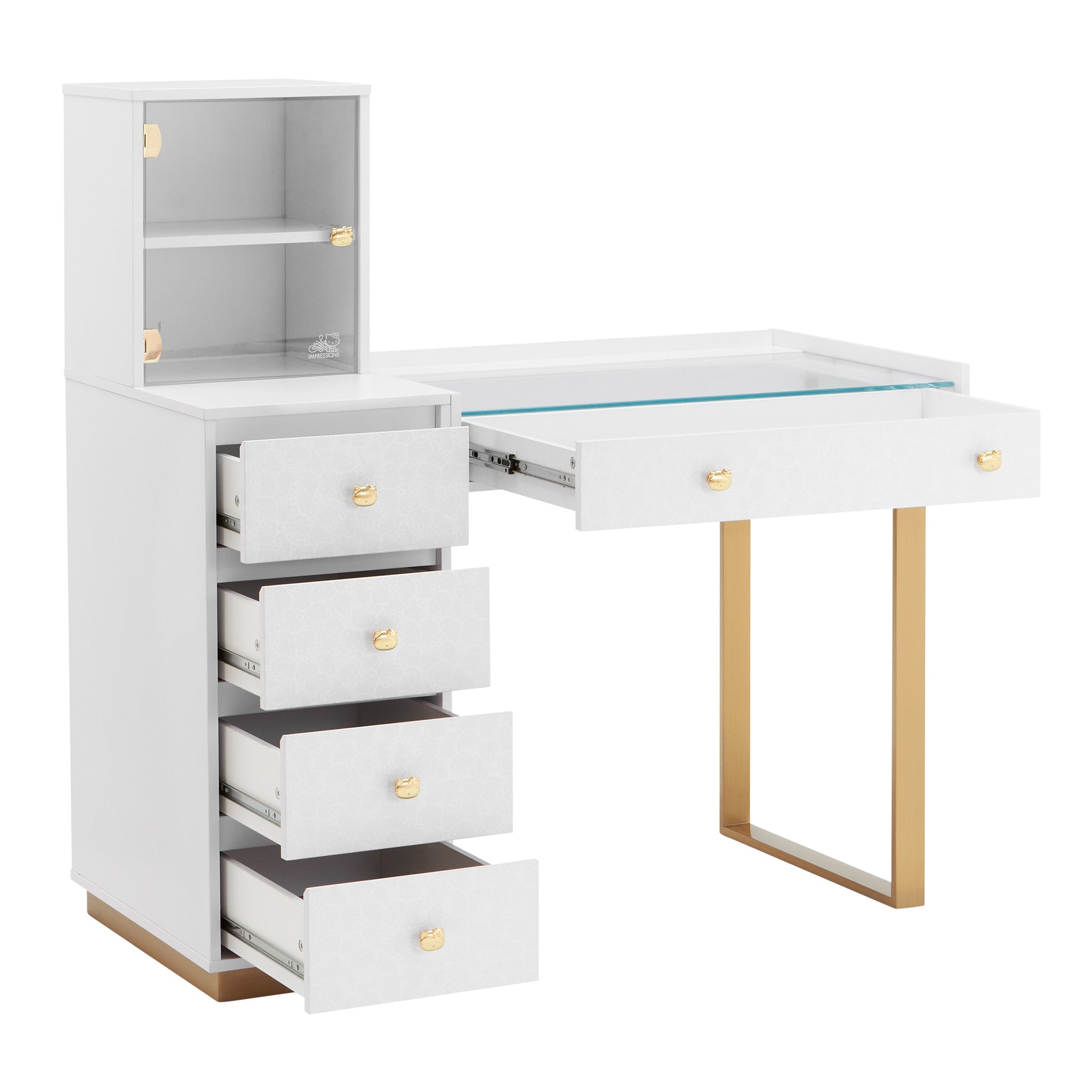 Hello Kitty x Impressions Vanity SlayStation Duet Vanity Desk - Image 9