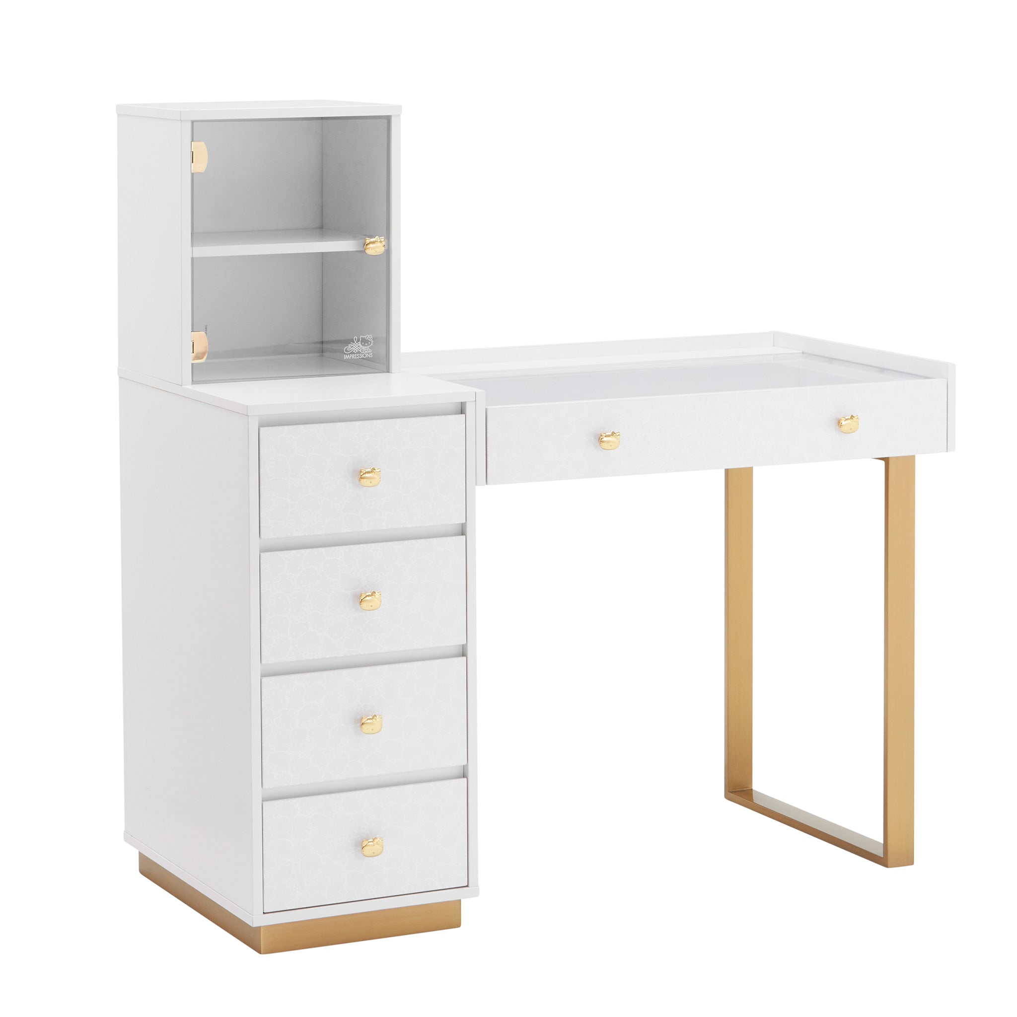 Hello Kitty x Impressions Vanity SlayStation Duet Vanity Desk - Image 12