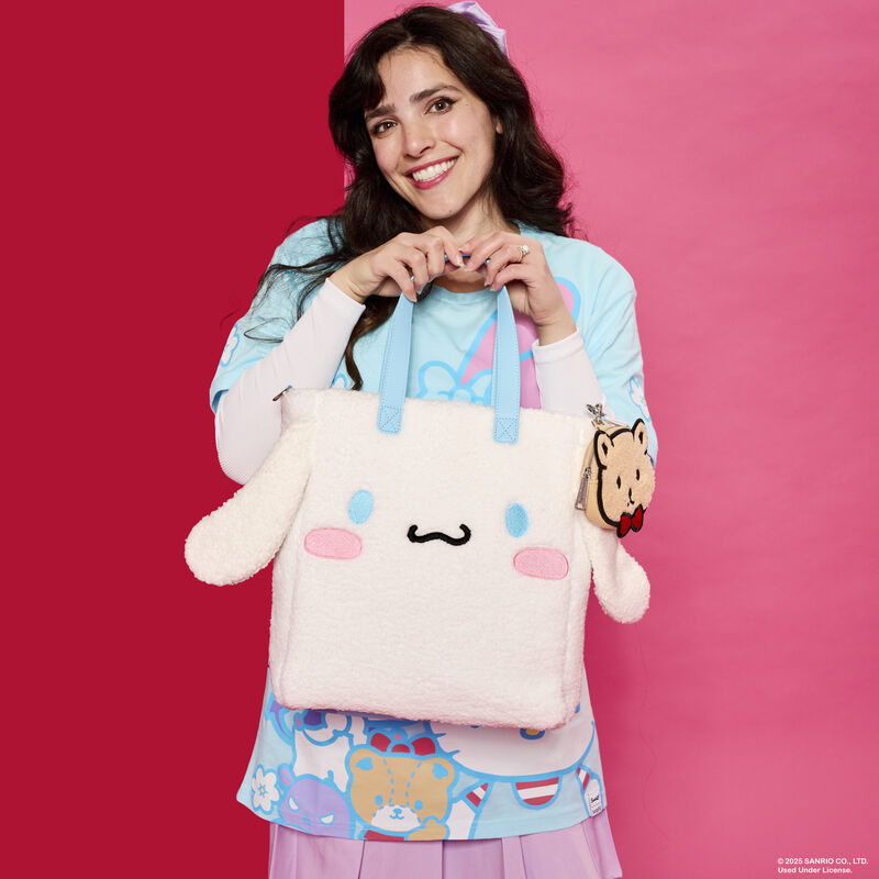 Cinnamoroll x Loungefly Sherpa Tote Bag With Coin Bag - Image 2