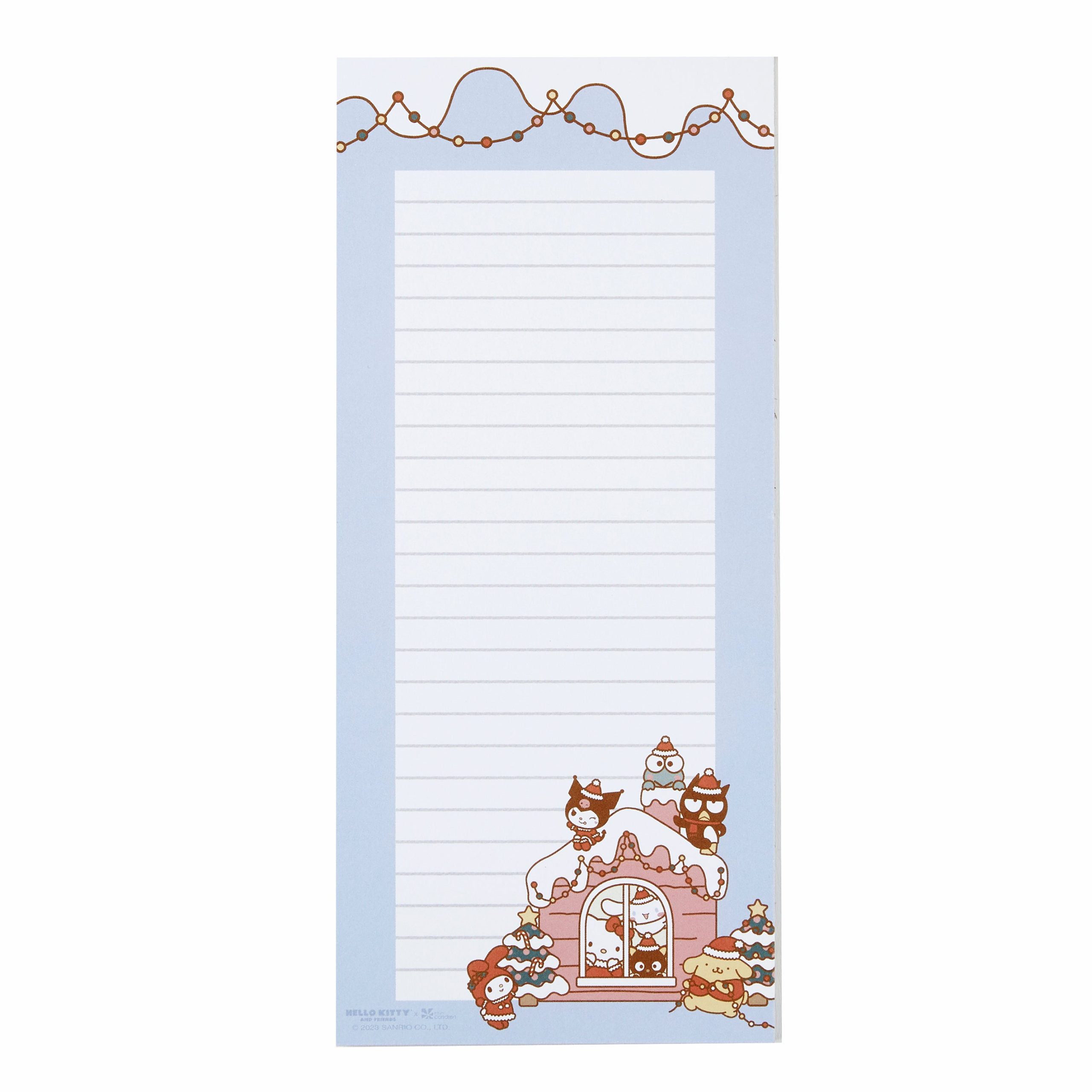 Hello Kitty and Friends x Erin Condren Holiday List Notepad 2-Piece Set - Image 2