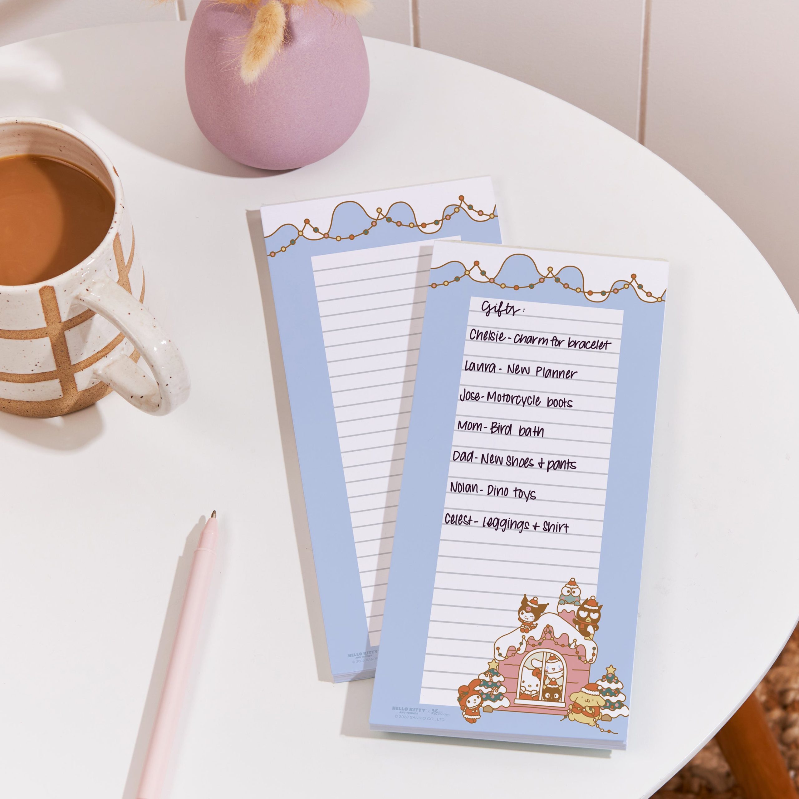 Hello Kitty and Friends x Erin Condren Holiday List Notepad 2-Piece Set - Image 3
