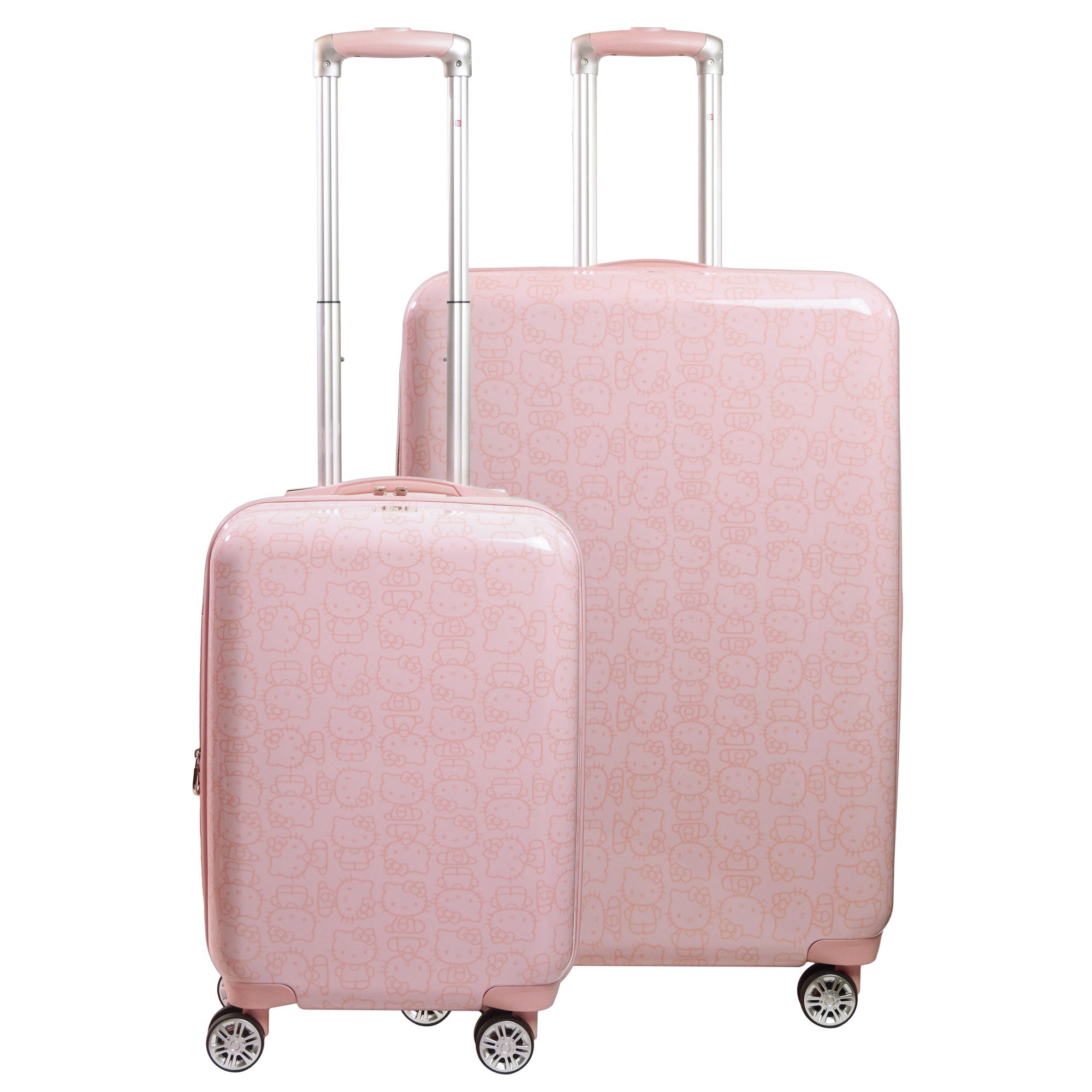 Hello Kitty x FUL Pose 2-Pc Hardshell Luggage (Pink) - Image 3