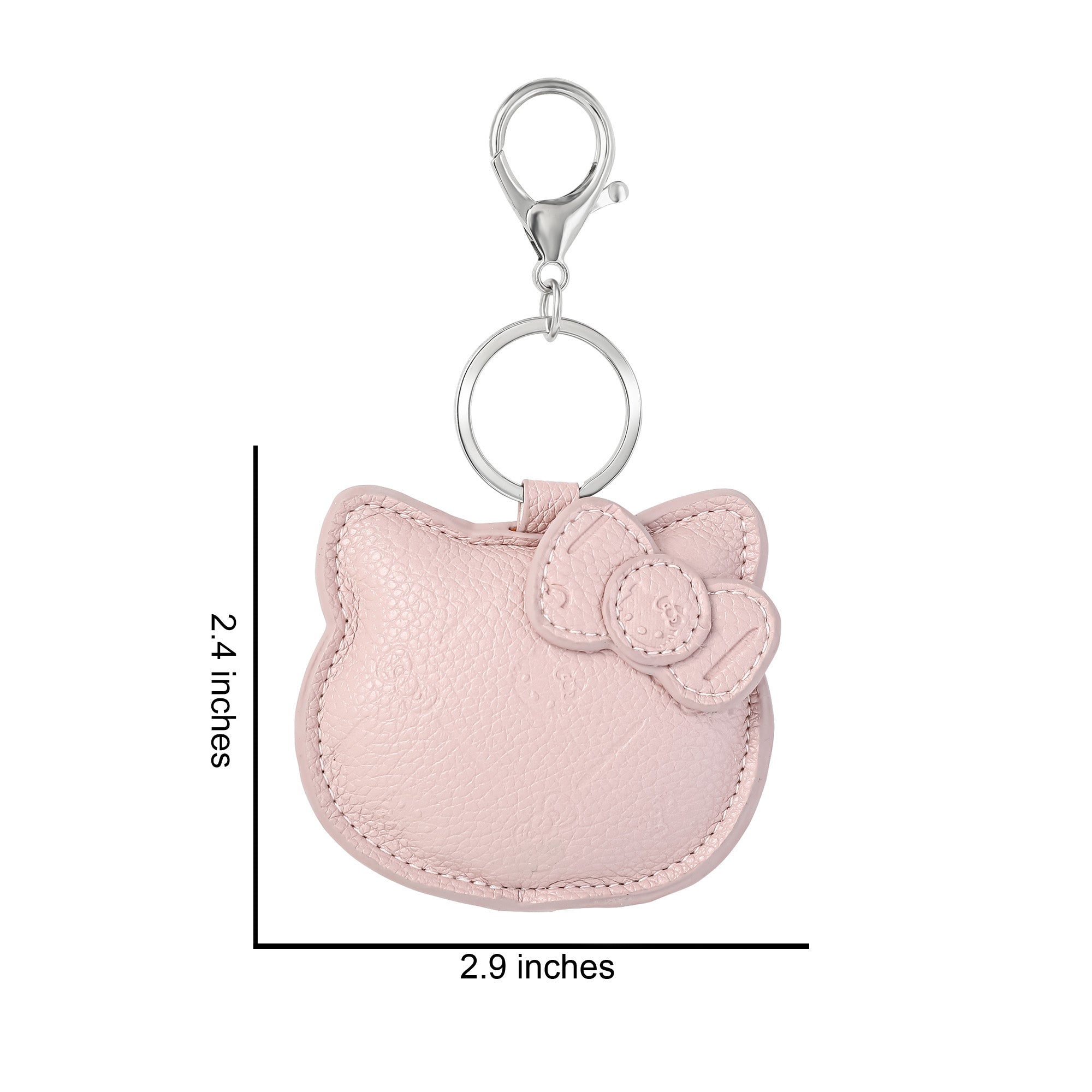 Hello Kitty Debossed Keychain (Pink) - Image 5