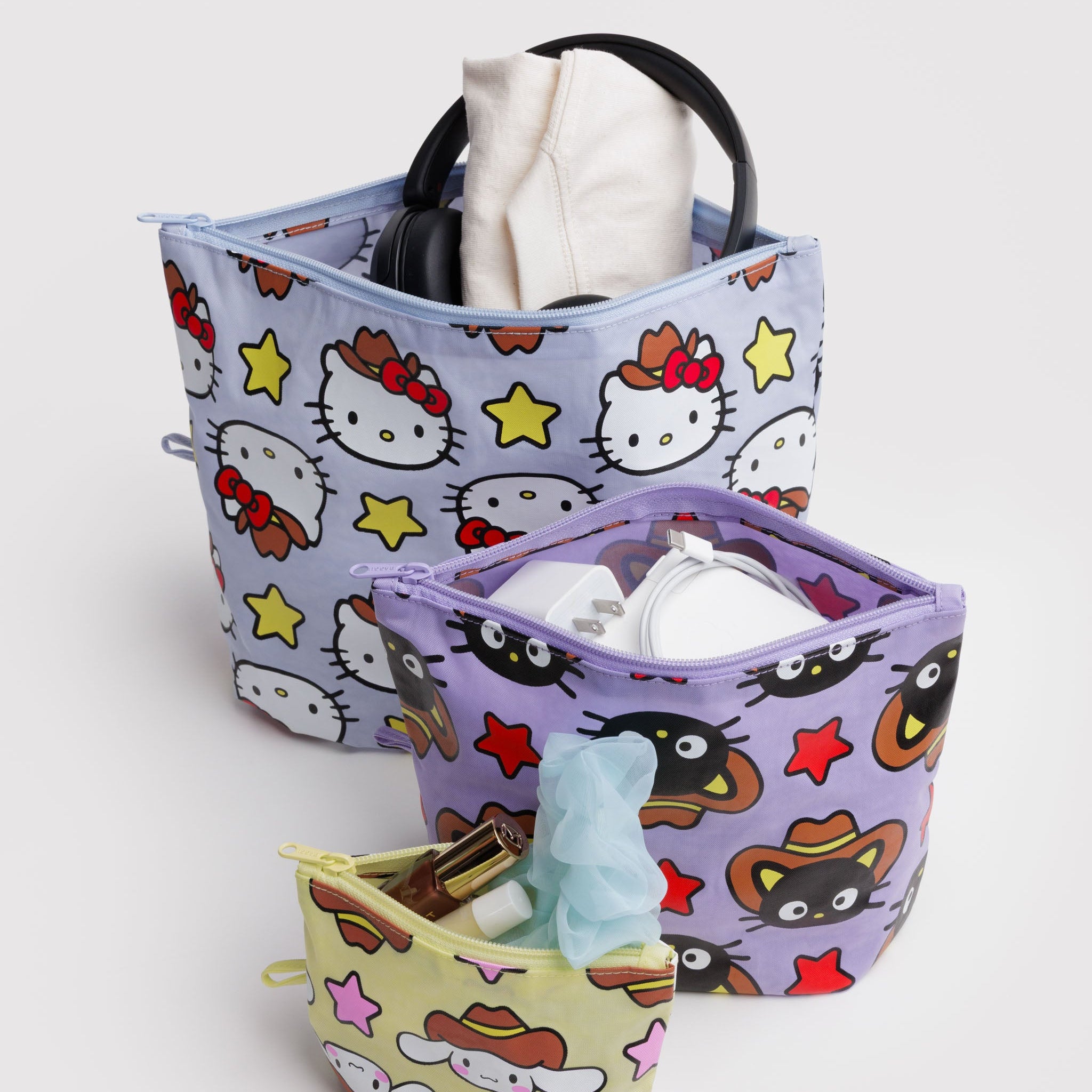 Hello Kitty and Friends x Baggu Go Pouch Set (Western) - Image 2