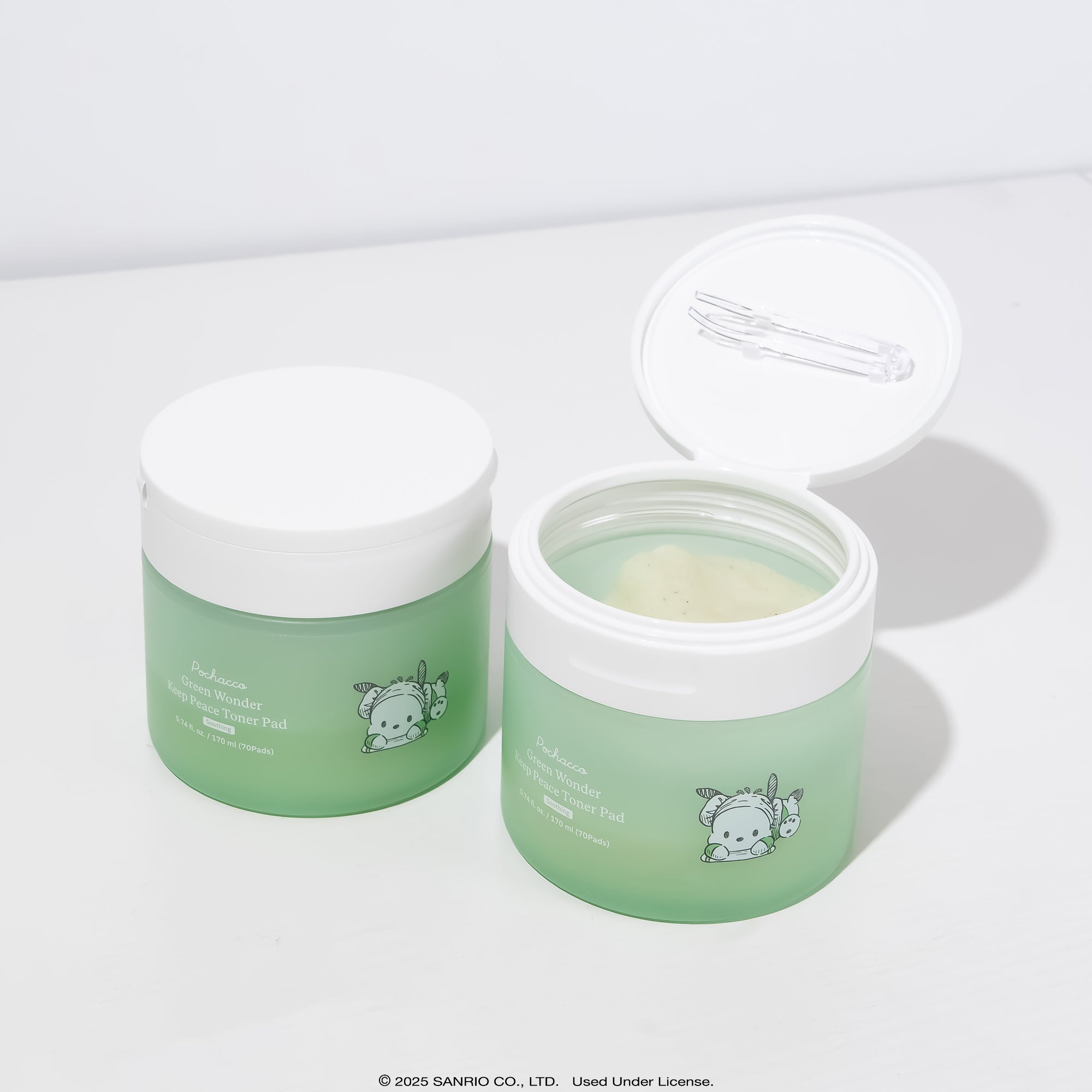 Pochacco x ByUR Green Wonder Keep Peace Toner Pad (Sanrio K-Spa Edition) - Image 3