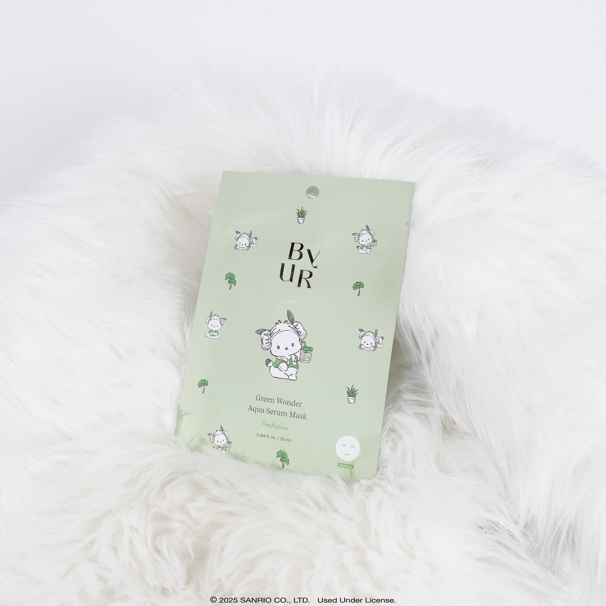 Pochacco x ByUR Green Wonder Aqua Serum Mask (Sanrio K-Spa Edition) - Image 4