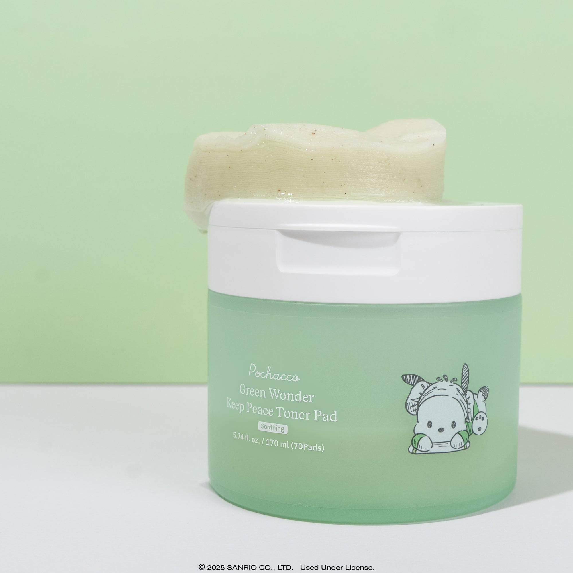 Pochacco x ByUR Green Wonder Keep Peace Toner Pad (Sanrio K-Spa Edition) - Image 5