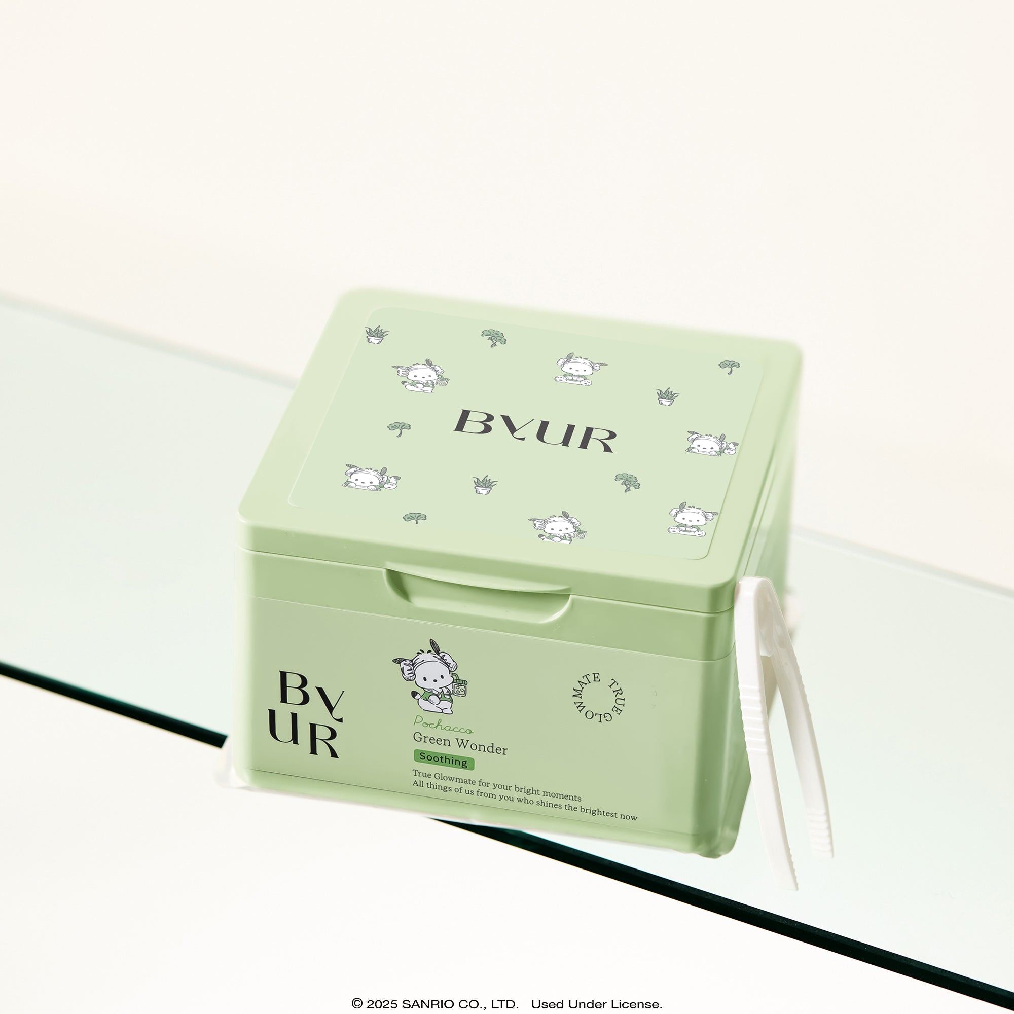 Pochacco x ByUR Green Wonder Daily Aqua Serum Mask (Sanrio K-Spa Edition) - Image 3