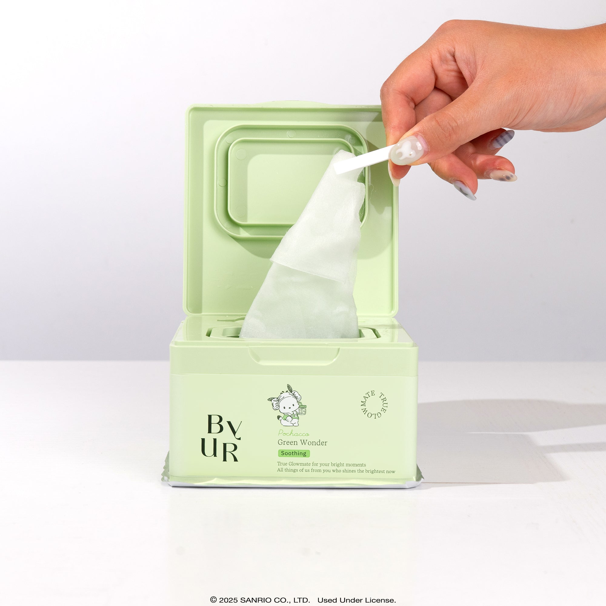 Pochacco x ByUR Green Wonder Daily Aqua Serum Mask (Sanrio K-Spa Edition) - Image 4