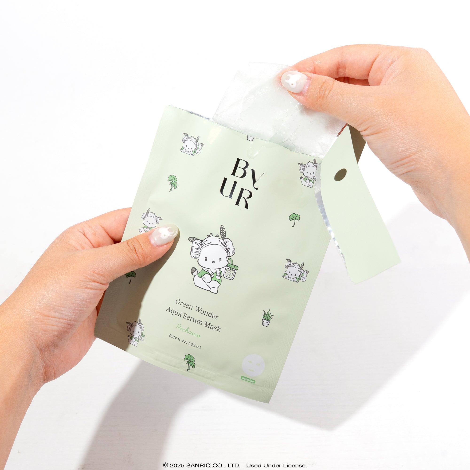 Pochacco x ByUR Green Wonder Aqua Serum Mask (Sanrio K-Spa Edition) - Image 3