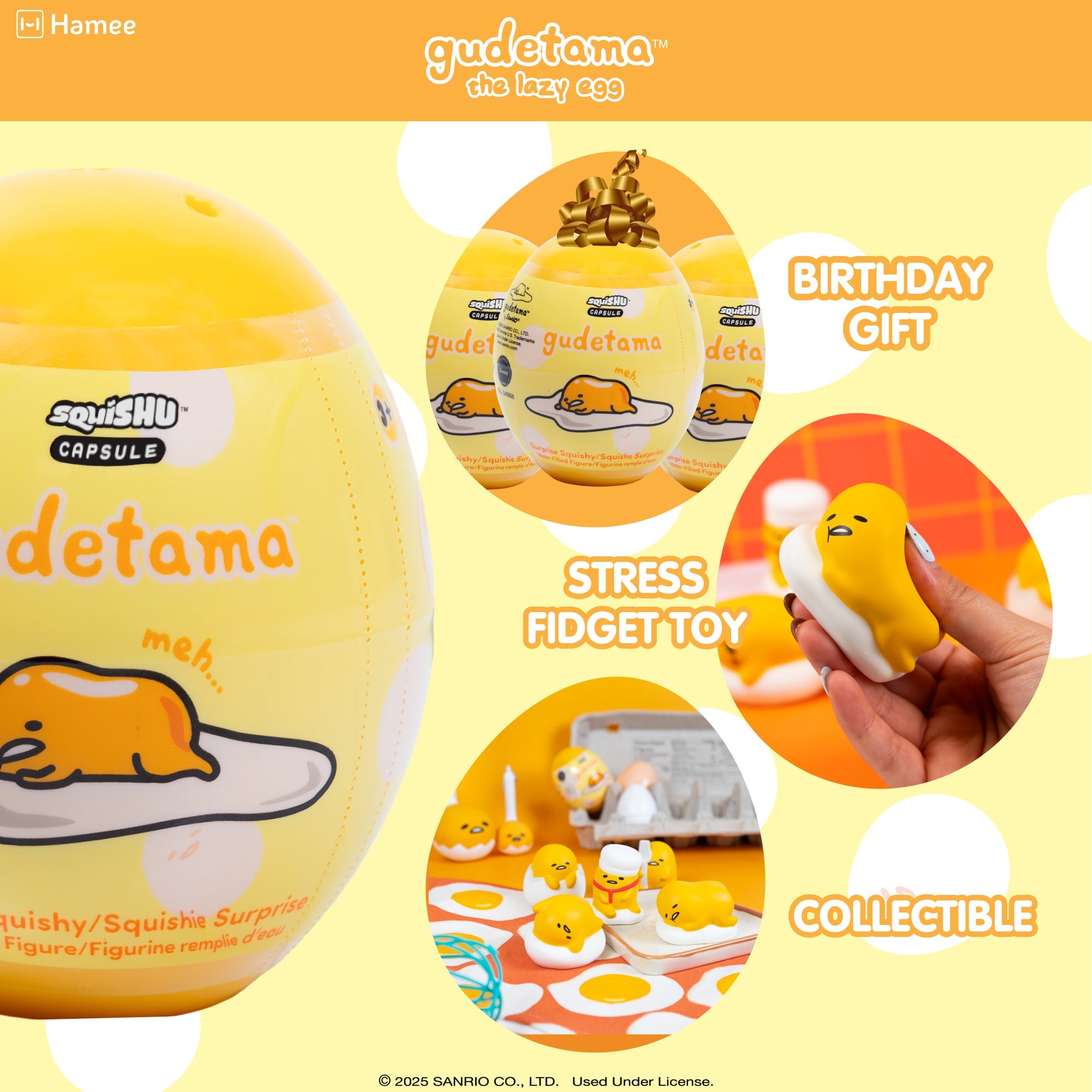 Gudetama SquiSHU Capsule (Series 2) - Image 3